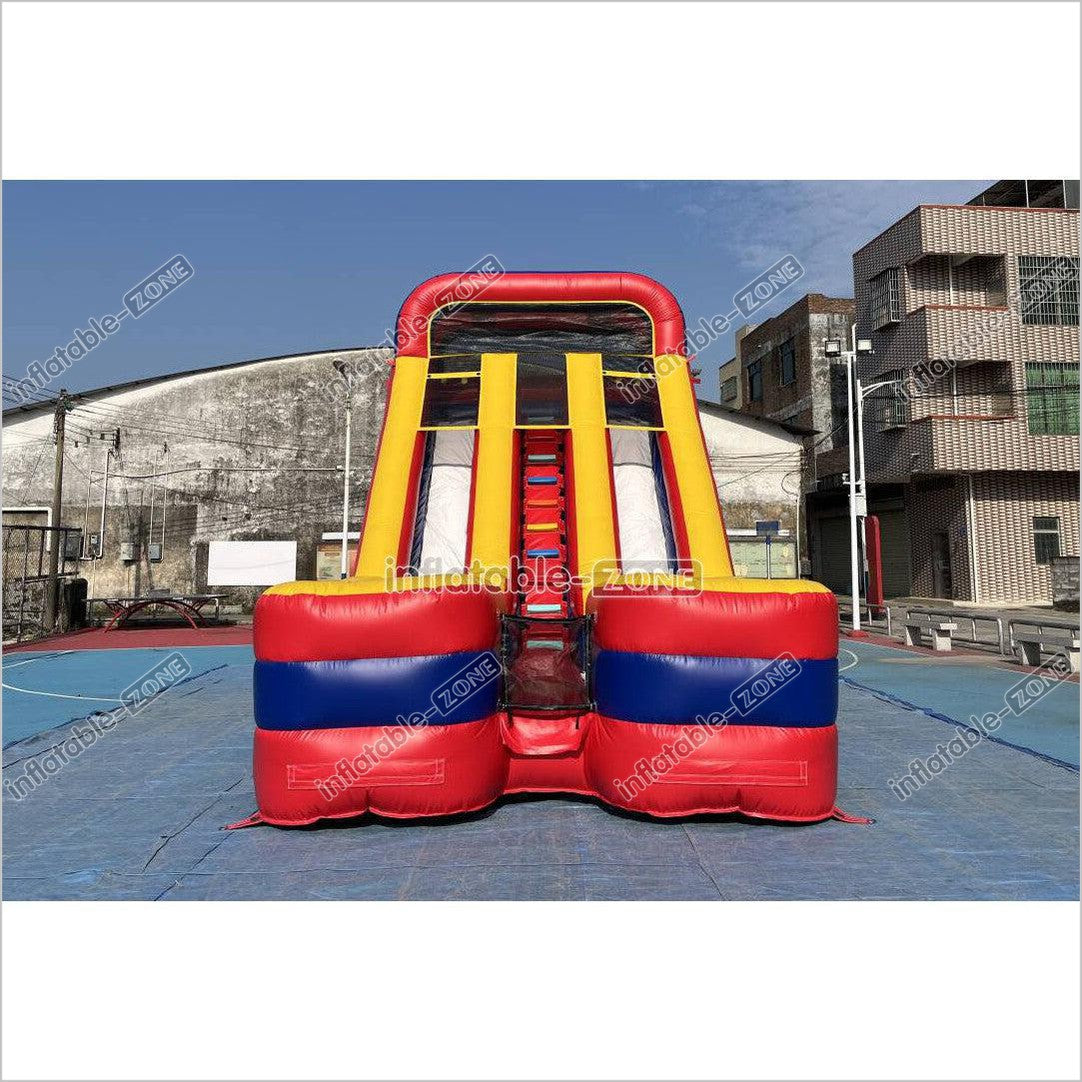 Dual Lane Inflatable Slide Fun Jolly Jumper Crazy Inflatable Big Slide For Party Inflatable Play Center - Inflatable-Zone