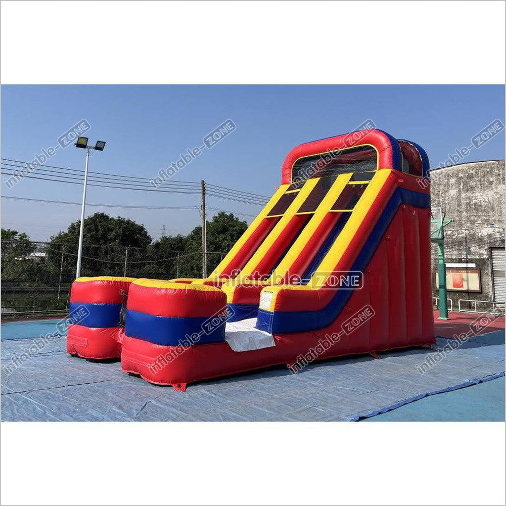 Dual Lane Inflatable Slide Fun Jolly Jumper Crazy Inflatable Big Slide For Party Inflatable Play Center - Inflatable-Zone