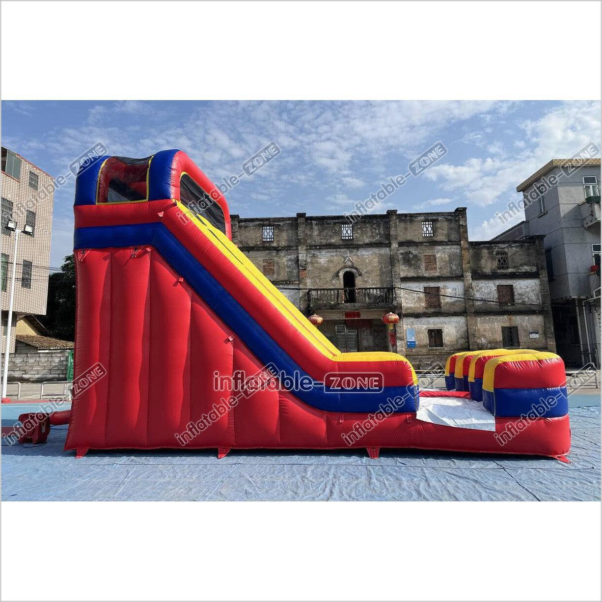 Dual Lane Inflatable Slide Fun Jolly Jumper Crazy Inflatable Big Slide For Party Inflatable Play Center - Inflatable-Zone