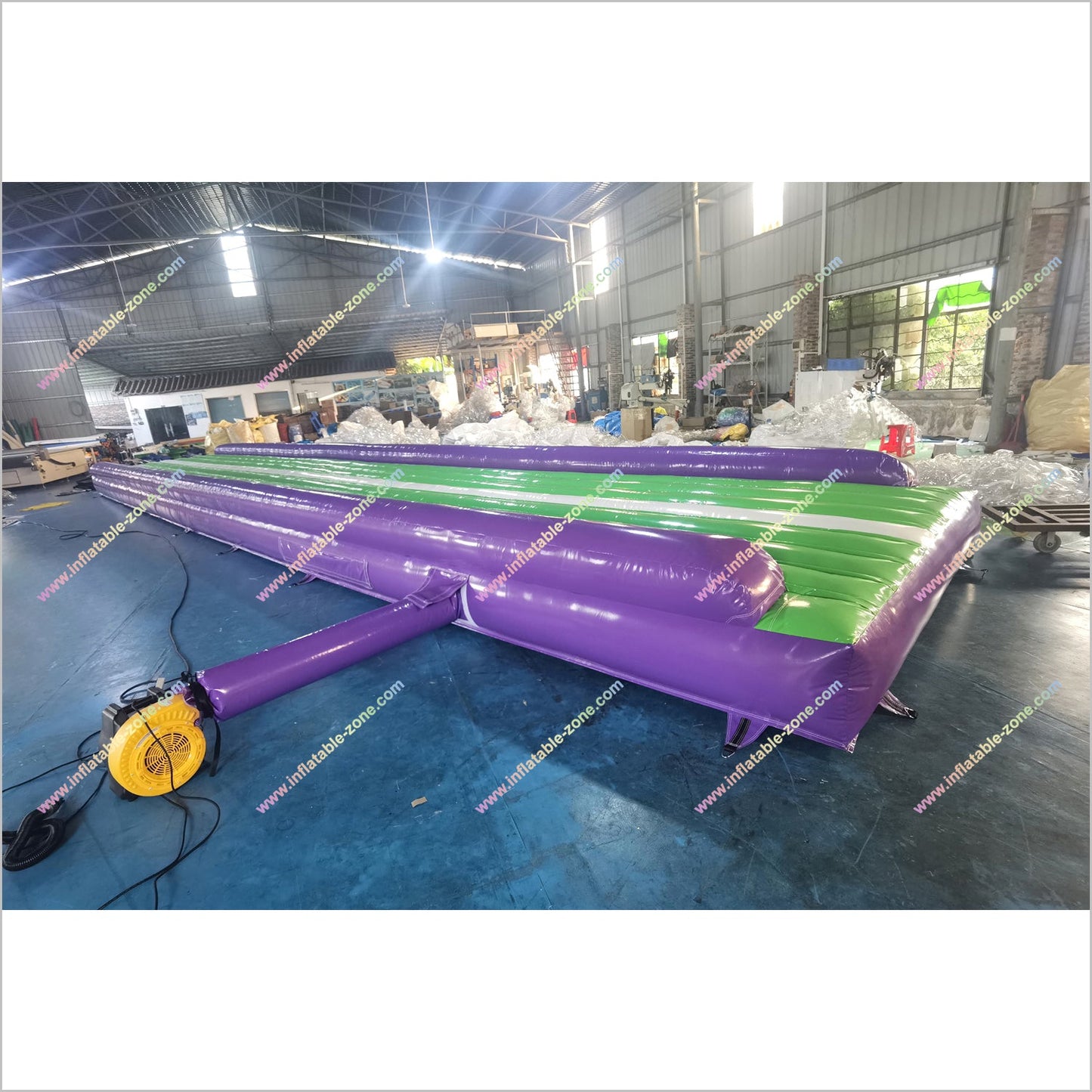 Durable Inflatable Gymnastics Air Mat Tumble Track Best Gym Equipment To Use Blow Up Tumbling Mat - Inflatable-Zone