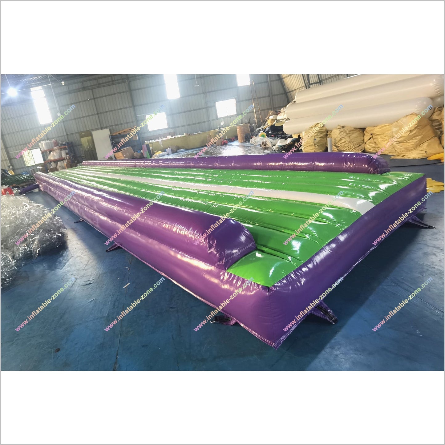 Durable Inflatable Gymnastics Air Mat Tumble Track Best Gym Equipment To Use Blow Up Tumbling Mat - Inflatable-Zone