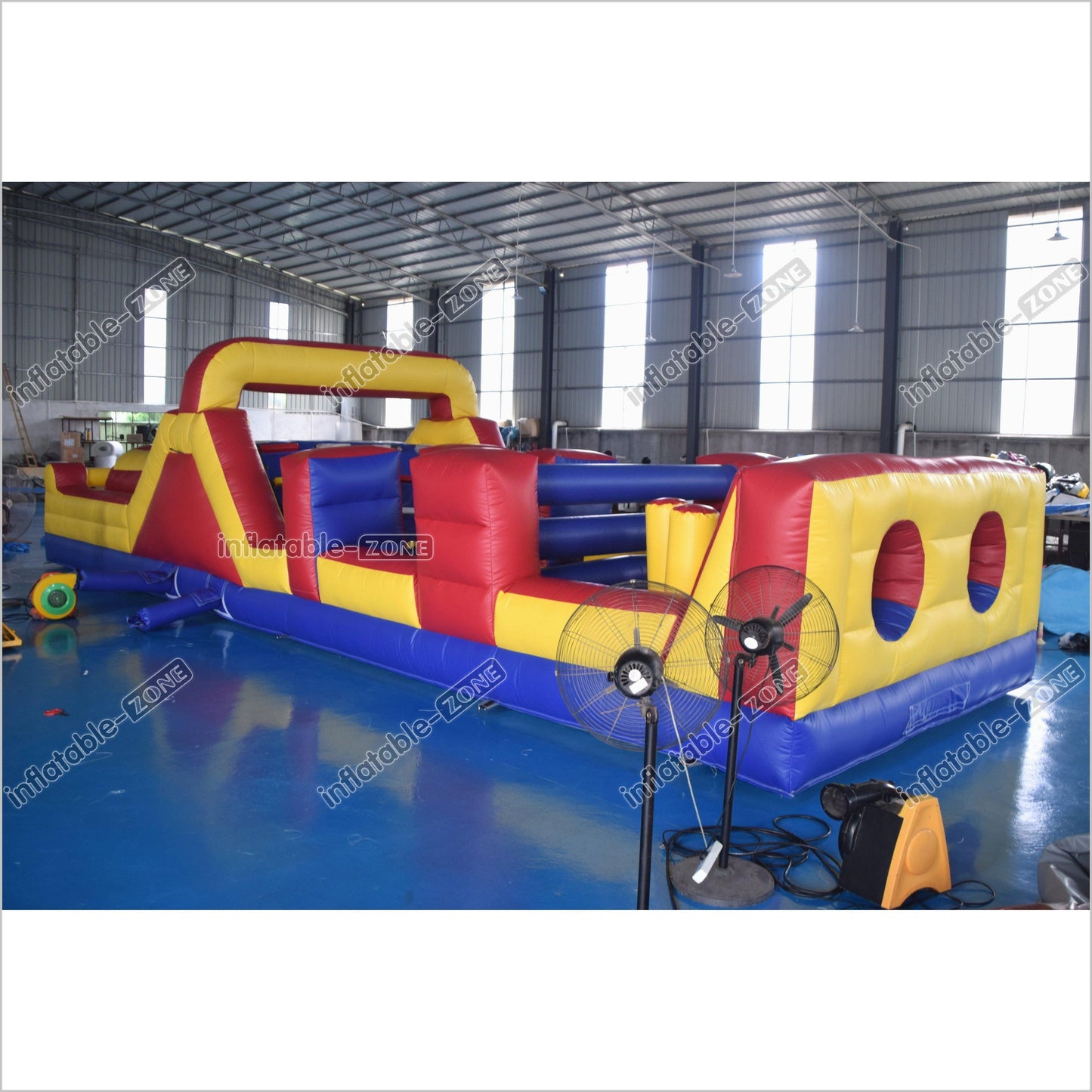 Extreme Inflatable Obstacle Course Warrior Jump Inflatable Floating Obstacle Course For Sale - Inflatable-Zone