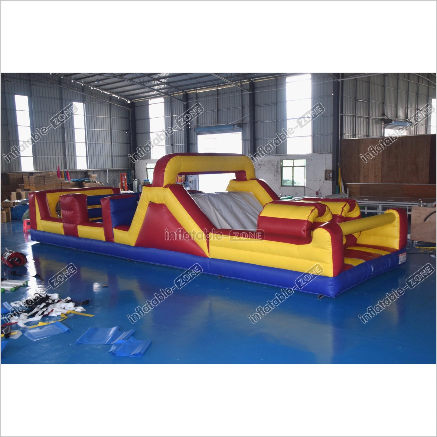 Extreme Inflatable Obstacle Course Warrior Jump Inflatable Floating Obstacle Course For Sale - Inflatable-Zone