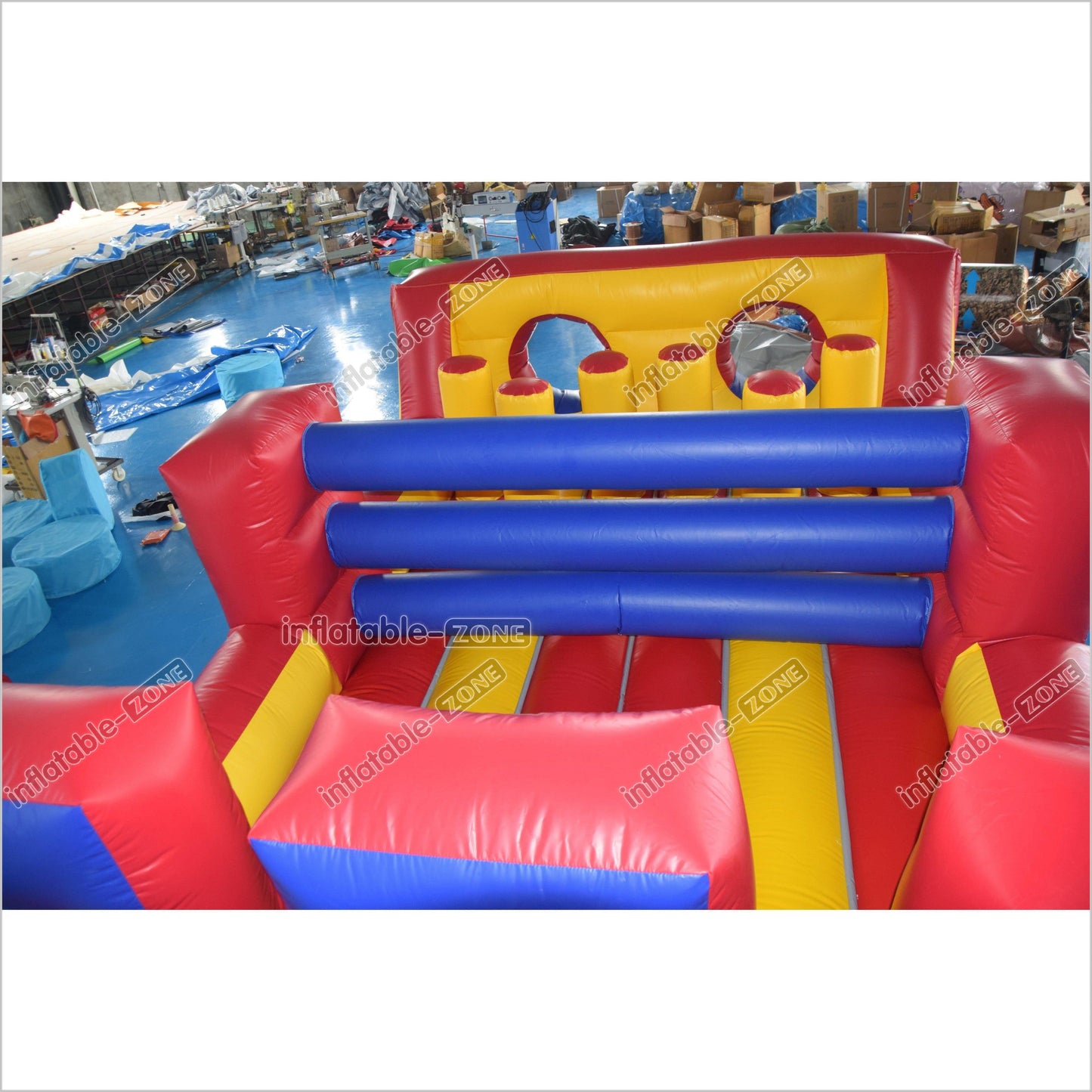 Extreme Inflatable Obstacle Course Warrior Jump Inflatable Floating Obstacle Course For Sale - Inflatable-Zone