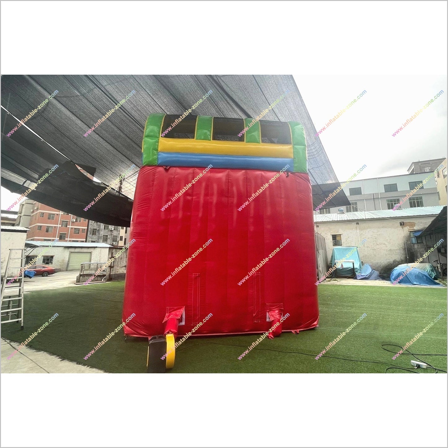 Giant Inflatable Double Lane Slide Funny Interesting Commercial Inflatable Big Blow Up Slide Rental