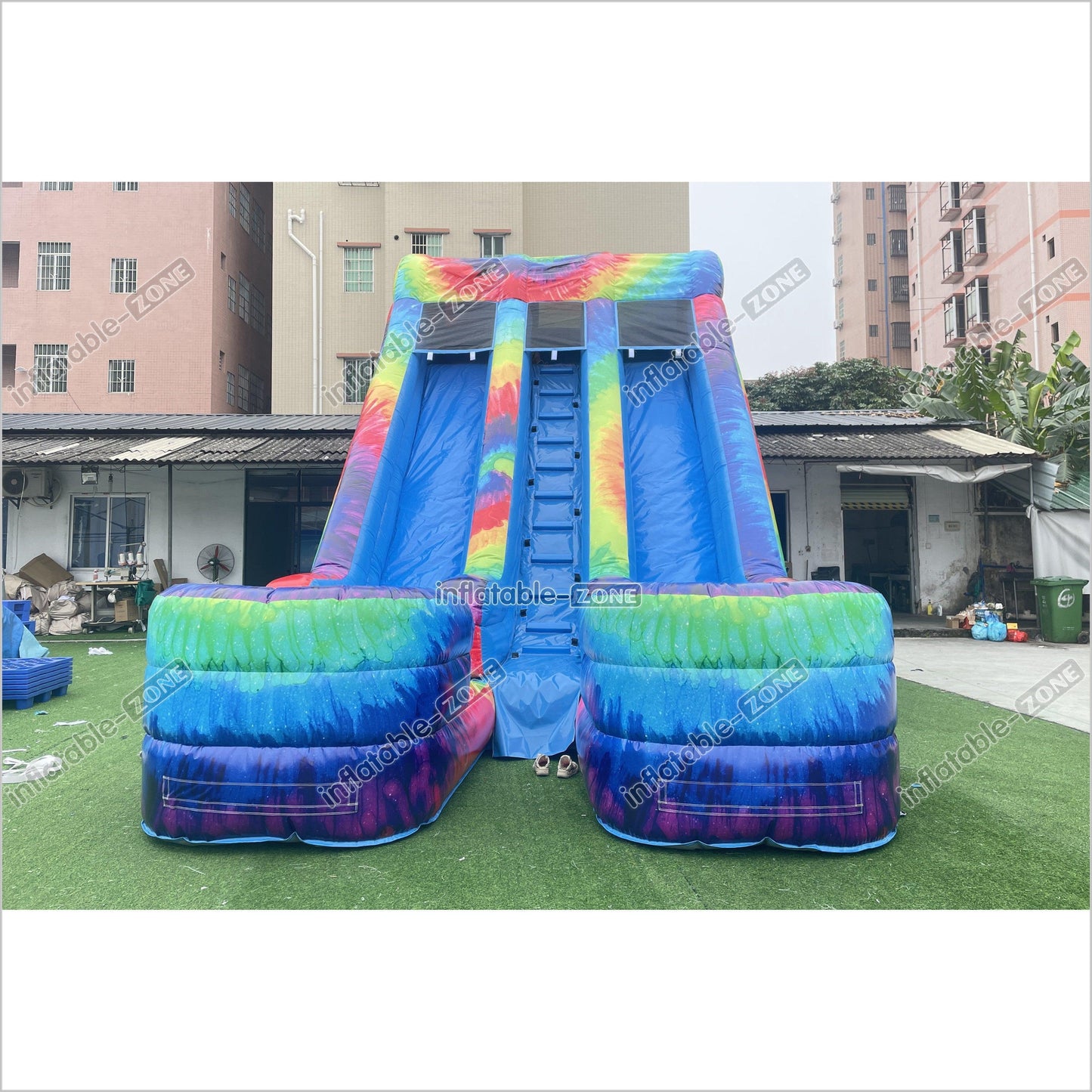 Commercial Inflatable Double Slide Outdoor Inflatable Big Slide Giant Inflatable Dry Slide For Kids - Inflatable-Zone