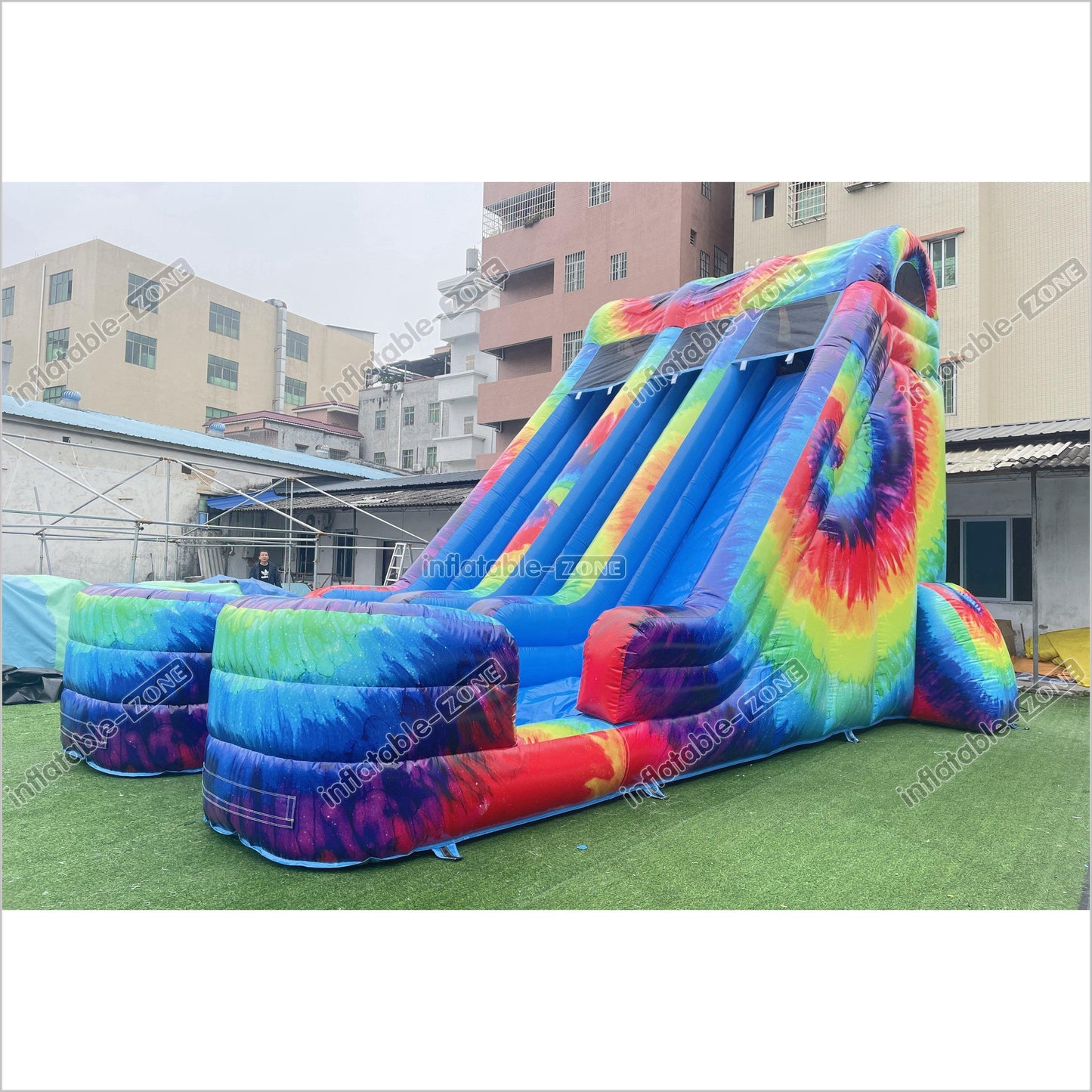 Commercial Inflatable Double Slide Outdoor Inflatable Big Slide Giant Inflatable Dry Slide For Kids - Inflatable-Zone