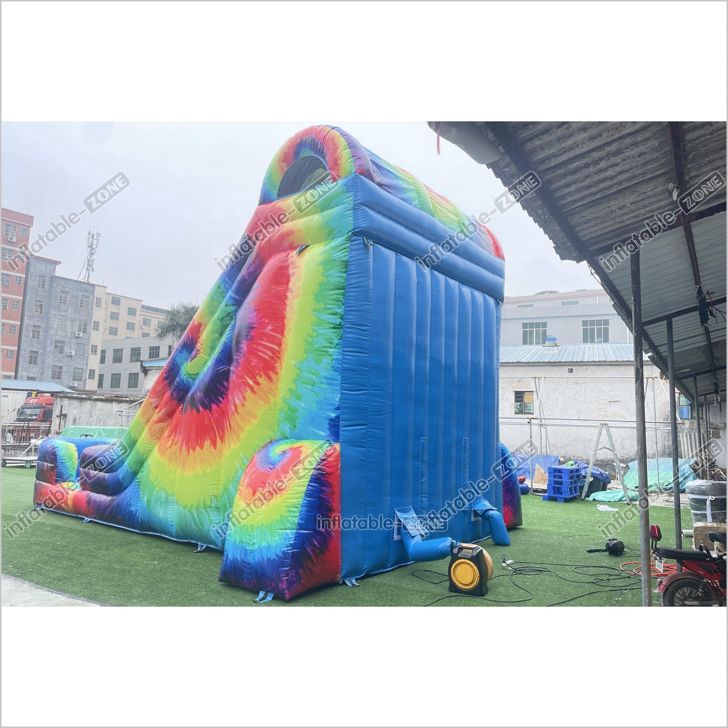 Commercial Inflatable Double Slide Outdoor Inflatable Big Slide Giant Inflatable Dry Slide For Kids - Inflatable-Zone