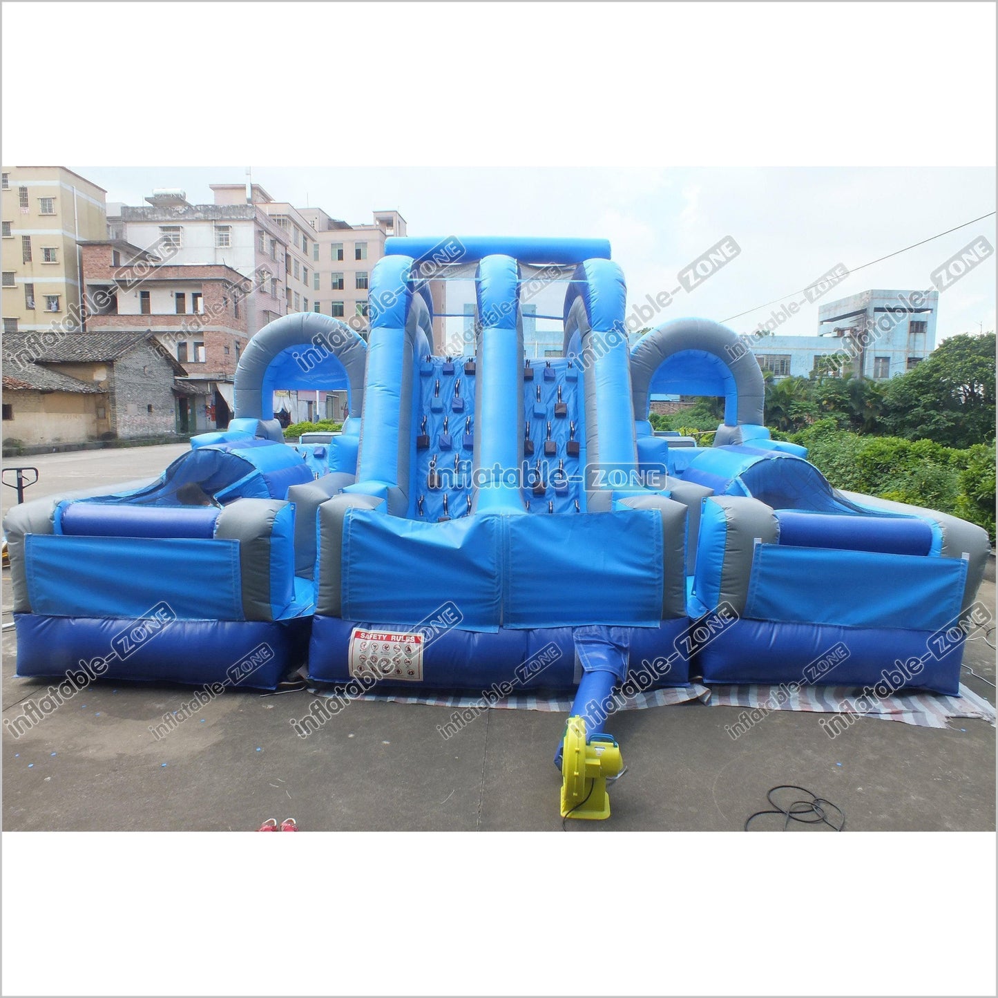 Giant Inflatable Obstacle Course Near Me Obstacle Course Slip N Slide Inflatable Fun Run Hire - Inflatable-Zone