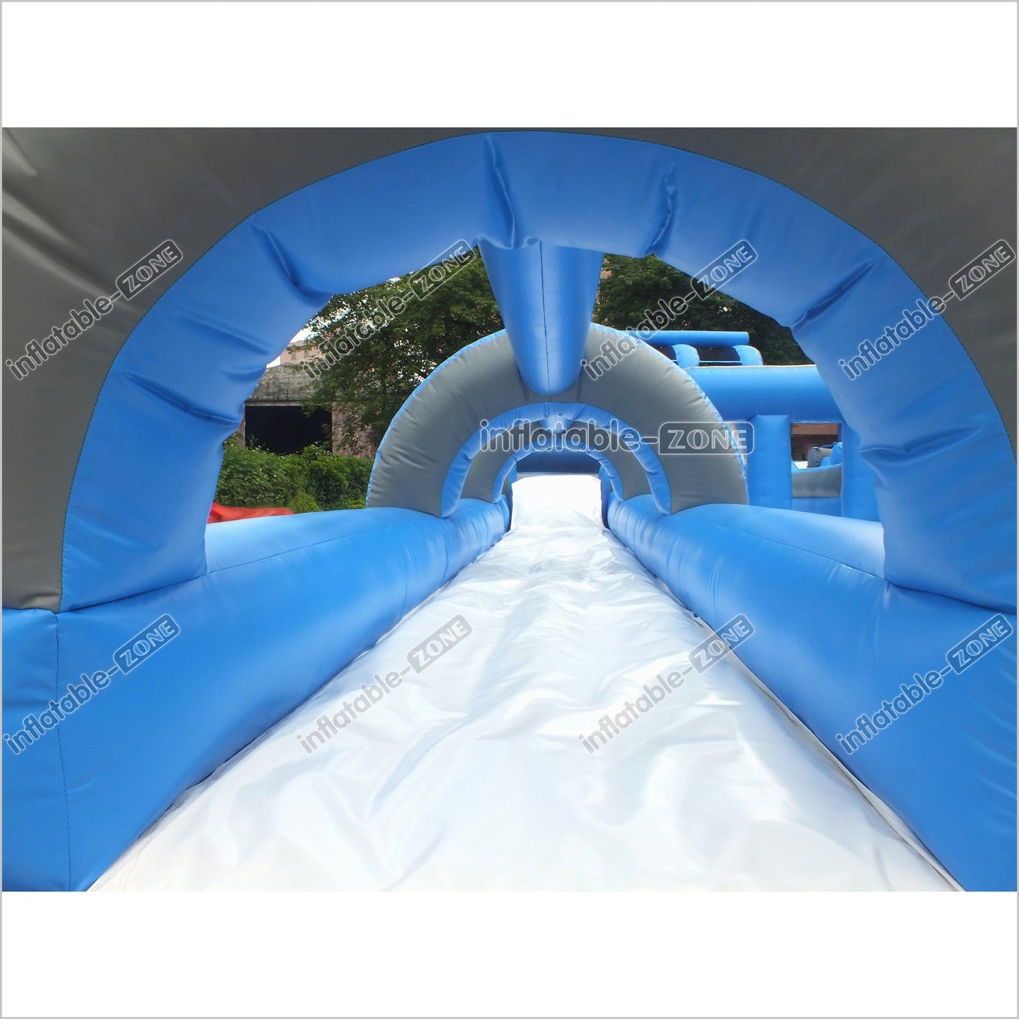 Giant Inflatable Obstacle Course Near Me Obstacle Course Slip N Slide Inflatable Fun Run Hire - Inflatable-Zone