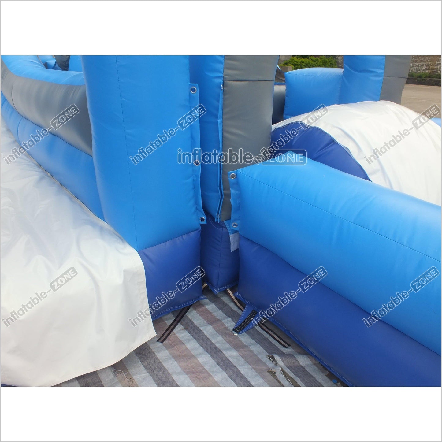 Giant Inflatable Obstacle Course Near Me Obstacle Course Slip N Slide Inflatable Fun Run Hire - Inflatable-Zone