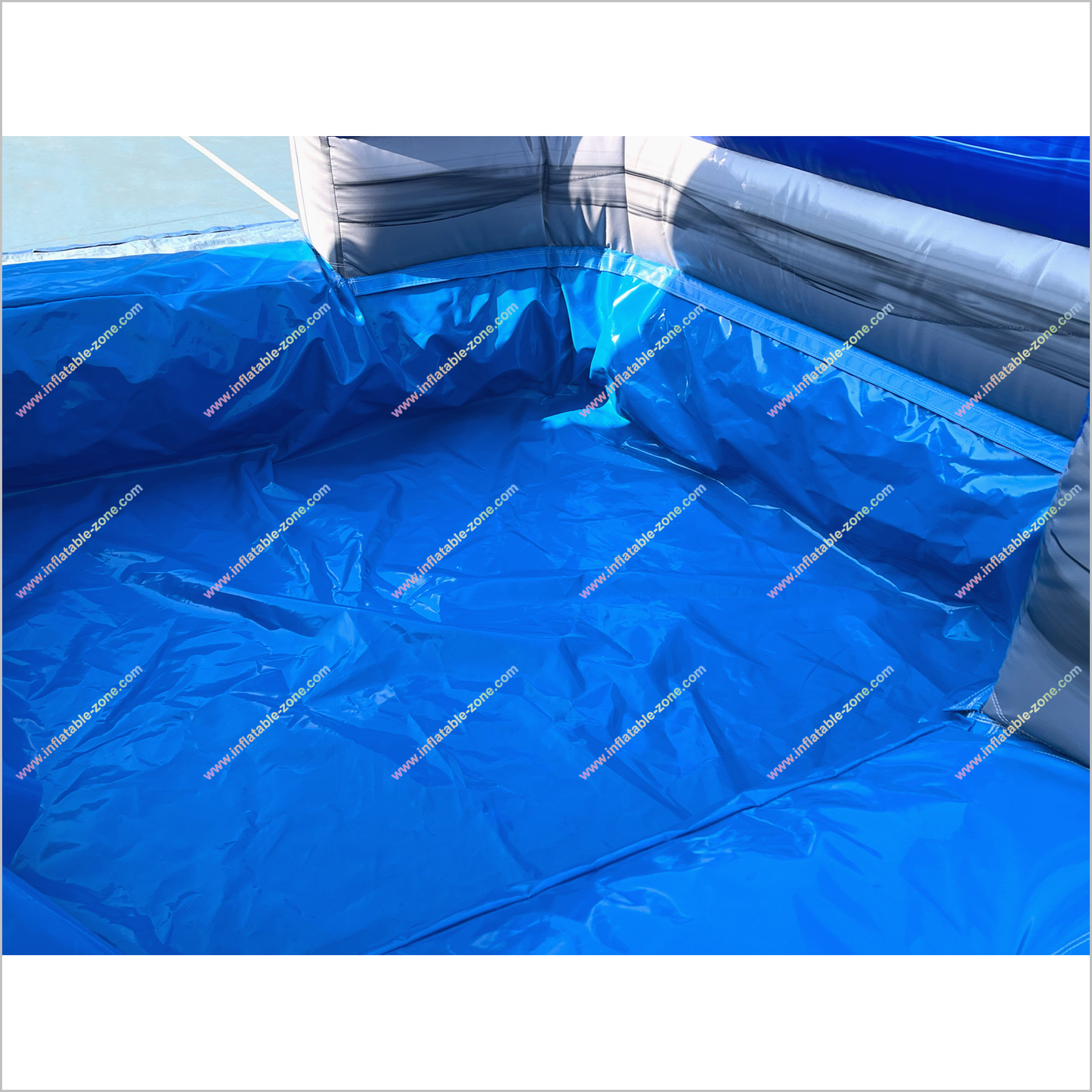Happy Hop Inflatable Shark Double Water Slide Playground Equipment For Parks Giant Water Slide Rental Inflatable Pool - Inflatable-Zone