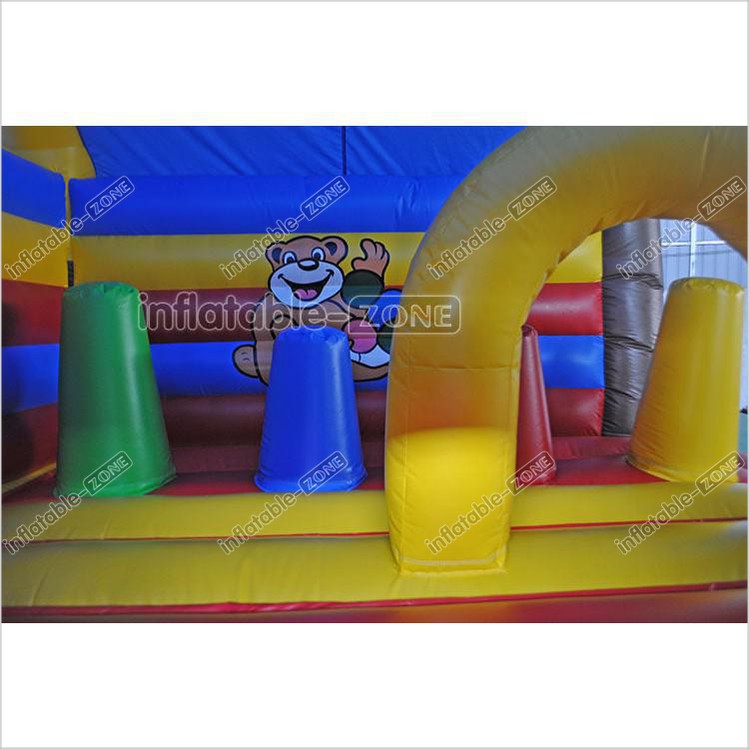 Giant Funny Inflatable Slide Bouncer Commercial Jumping Castles