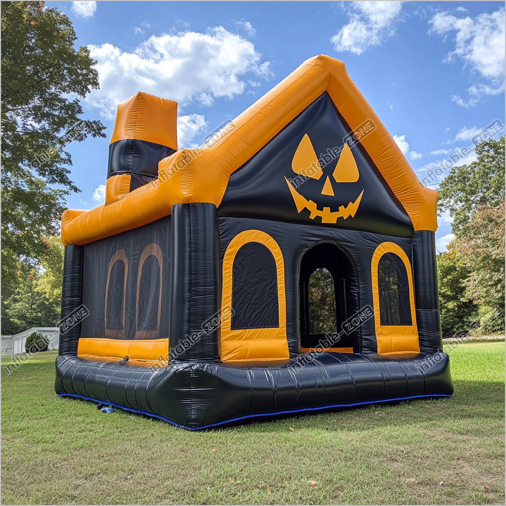 Halloween Jumping Castle Hire Pumpkin Inflatable Bounce House Inflatable Party Rentals For Adults - Inflatable-Zone