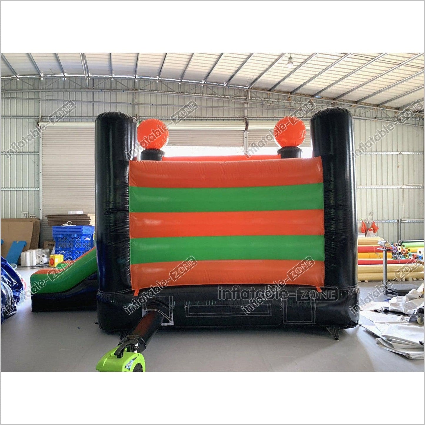 Halloween Inflatable House Pumpkin Jump N Slide Bouncer Party Time Bouncy Castle Park Amusement Trampoline Slide Combo - Inflatable-Zone
