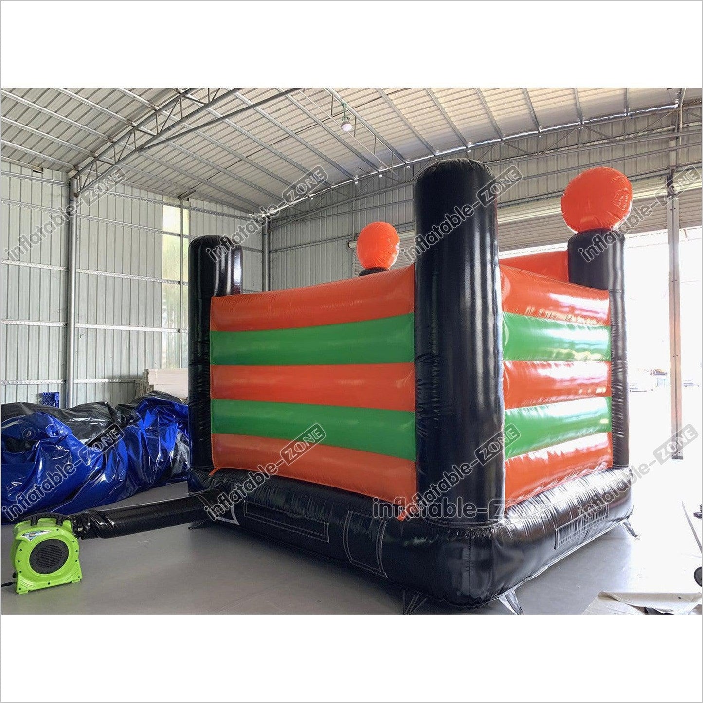 Halloween Inflatable House Pumpkin Jump N Slide Bouncer Party Time Bouncy Castle Park Amusement Trampoline Slide Combo - Inflatable-Zone