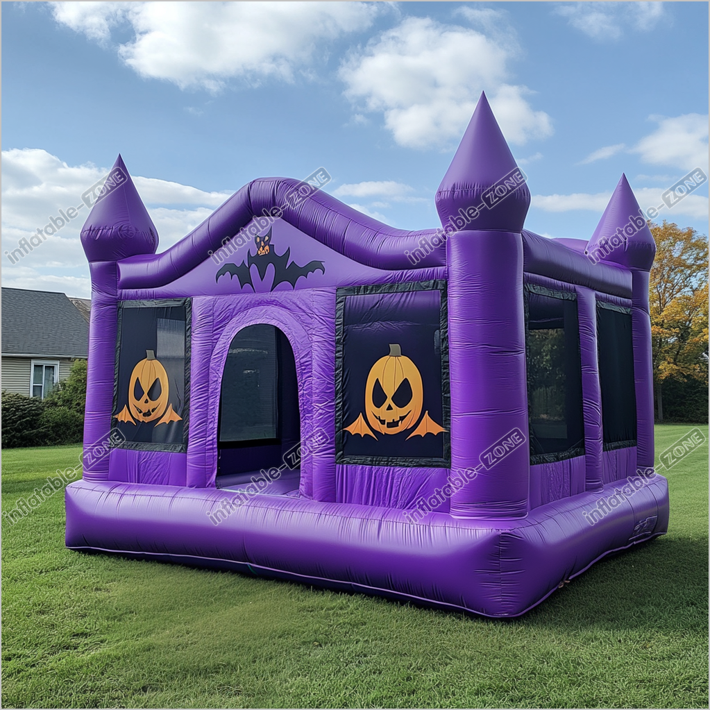 Great Pumpkin Inflatable Backyard Playground Equipment Inflatable Halloween Bat Outdoor Bouncy Castle Hire Near Me - Inflatable-Zone