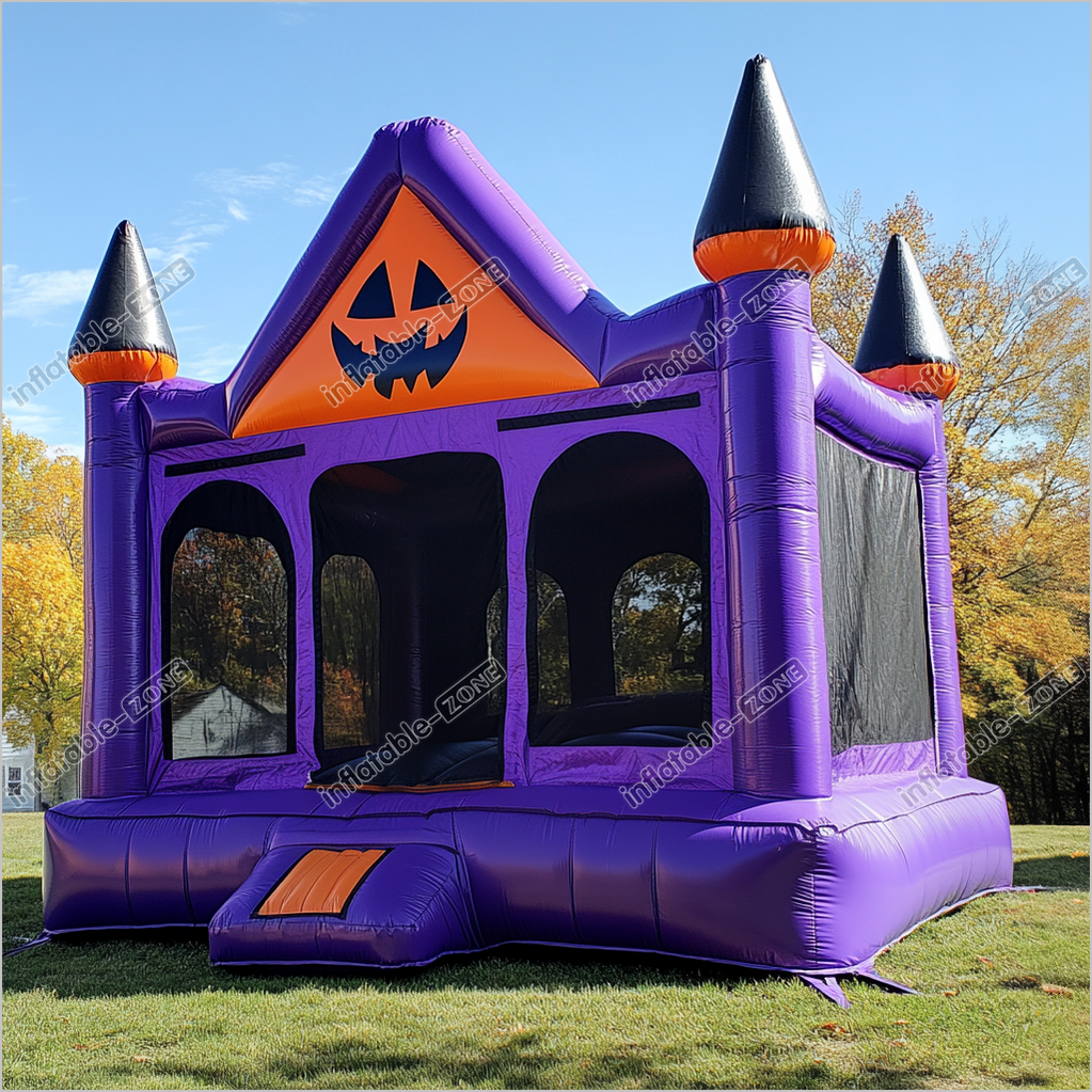 Big Inflatable Bounce House Backyard Play Equipment Pumpkin Halloween Inflatables Outdoor Bouncy Castle For Sale - Inflatable-Zone