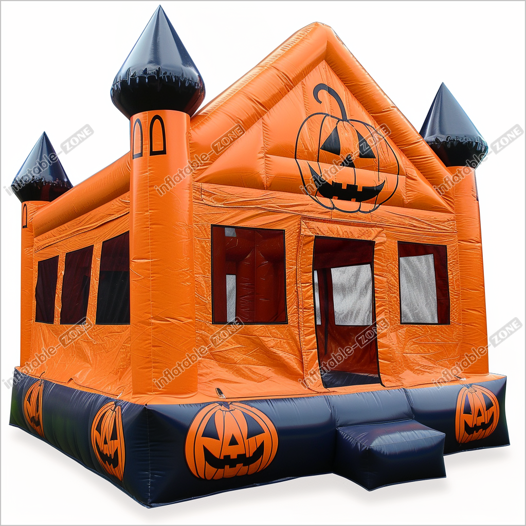 Inflatable Pumpkins Outdoor Jumping Castle Price All Day Entertainment Inflatables Halloween Bounce House Rental - Inflatable-Zone