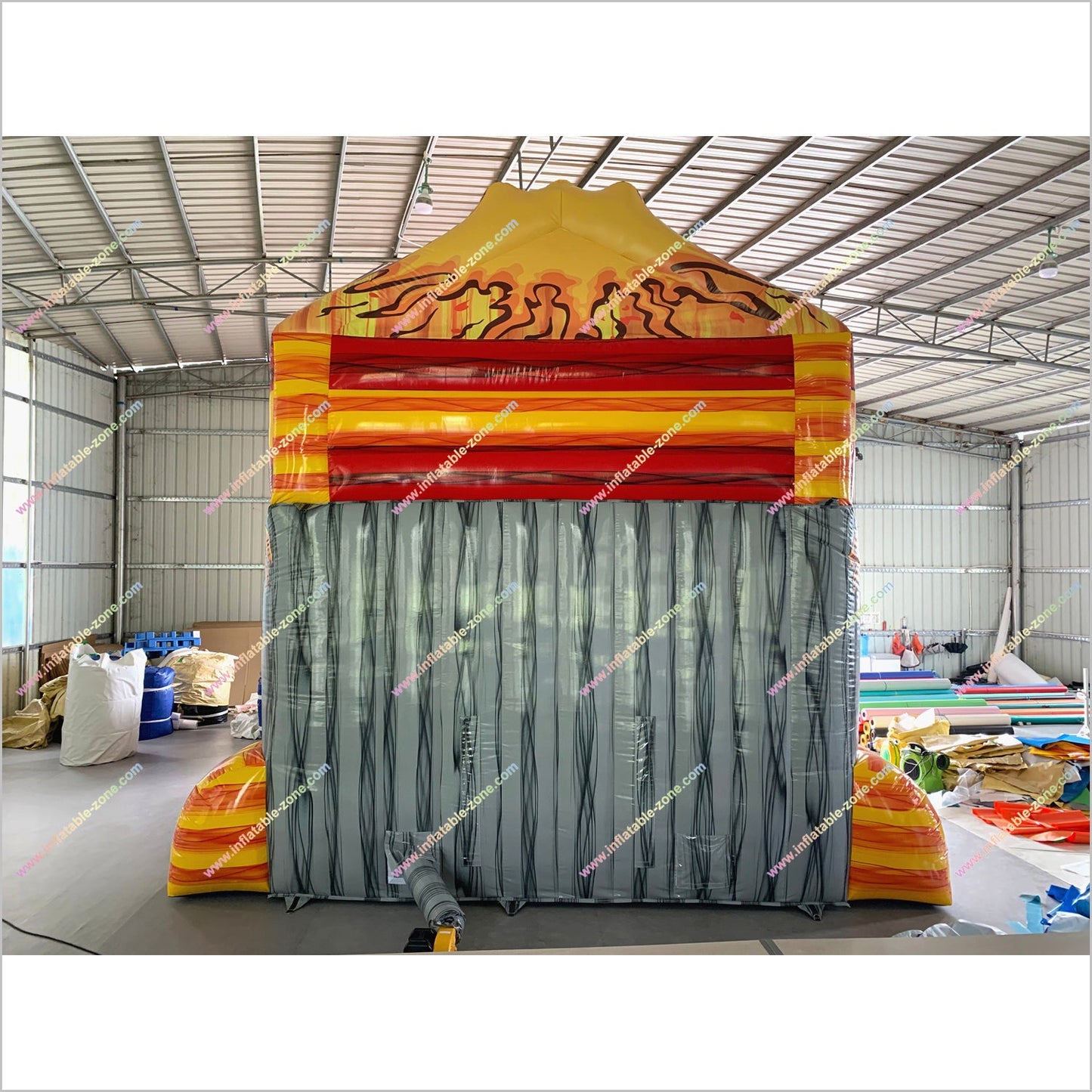 Volcano Hybrid Huge Inflatable Water Slides Blow Up Swimming Pool Water Slide Inflatables For Rent Near Me