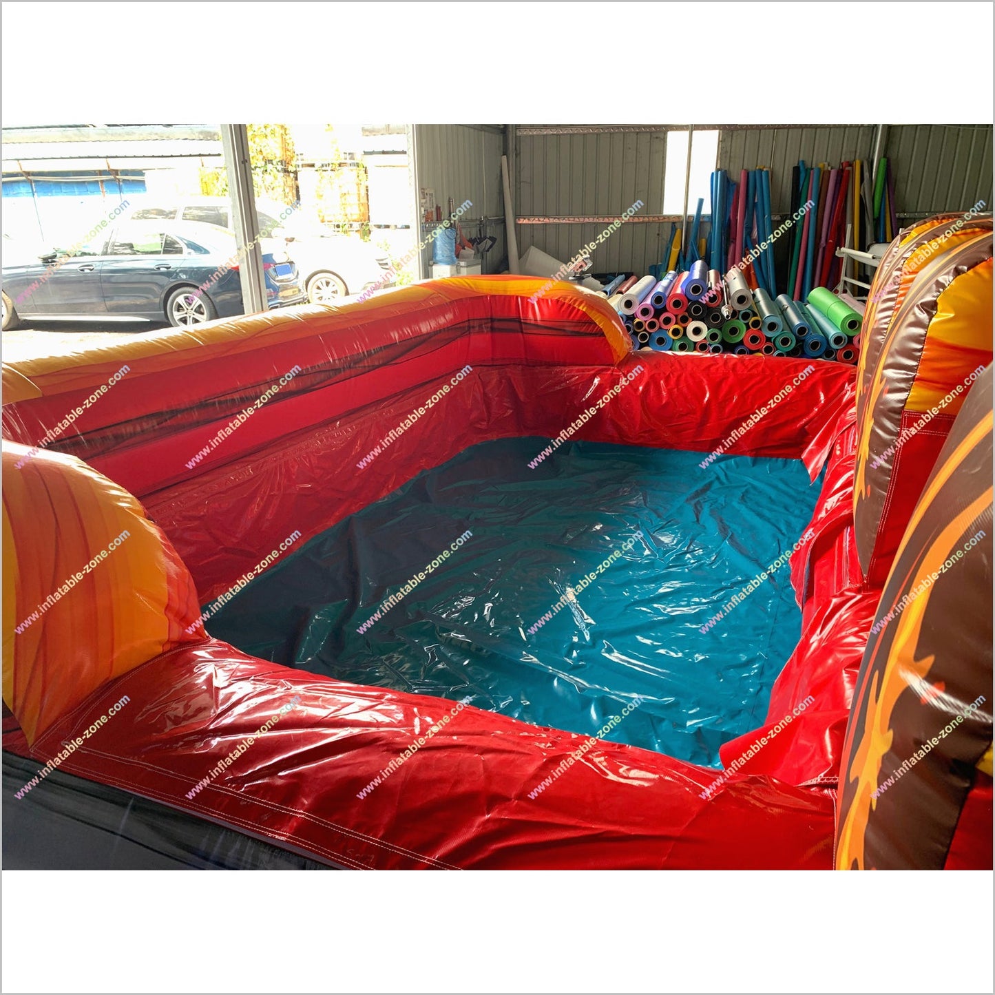 Volcano Hybrid Huge Inflatable Water Slides Blow Up Swimming Pool Water Slide Inflatables For Rent Near Me