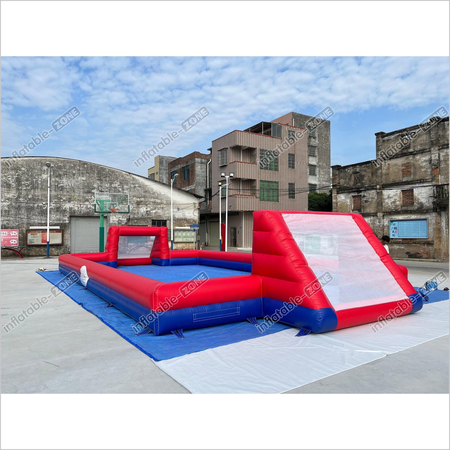 Inflatable Game Football Field, Soccer Arena - Inflatable-Zone