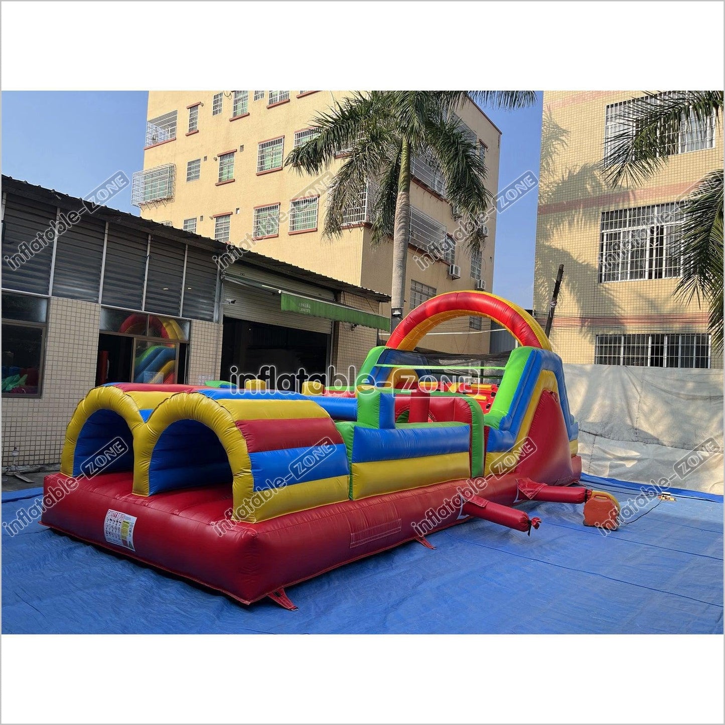 Inflatable Obstacle Course Sports Games Race With Obstacles Course Bounce House - Inflatable-Zone