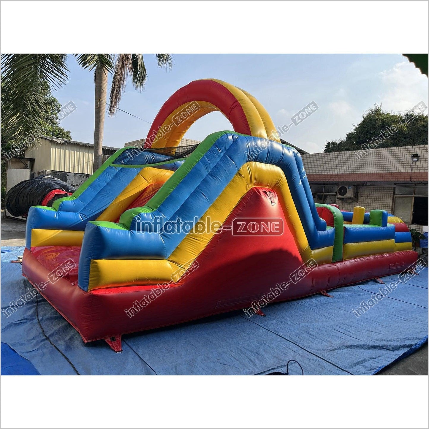 Inflatable Obstacle Course Sports Games Race With Obstacles Course Bounce House - Inflatable-Zone