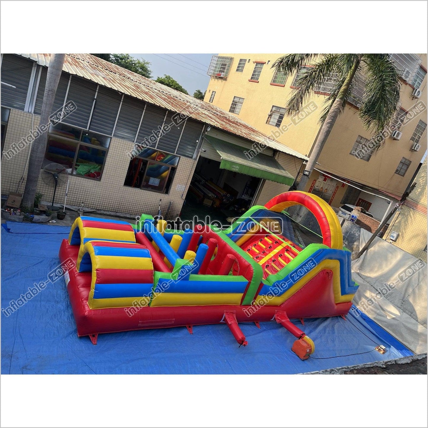 Inflatable Obstacle Course Sports Games Race With Obstacles Course Bounce House - Inflatable-Zone