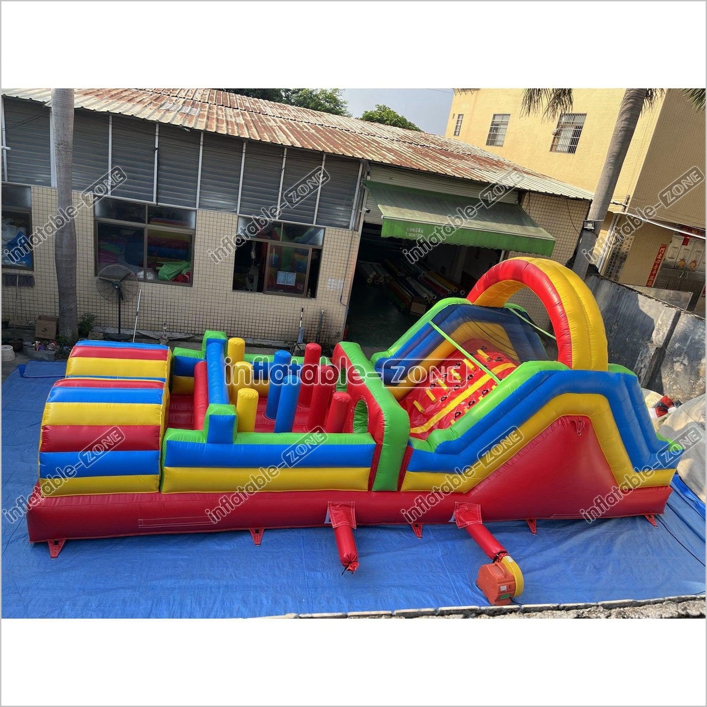 Inflatable Obstacle Course Sports Games Race With Obstacles Course Bounce House - Inflatable-Zone