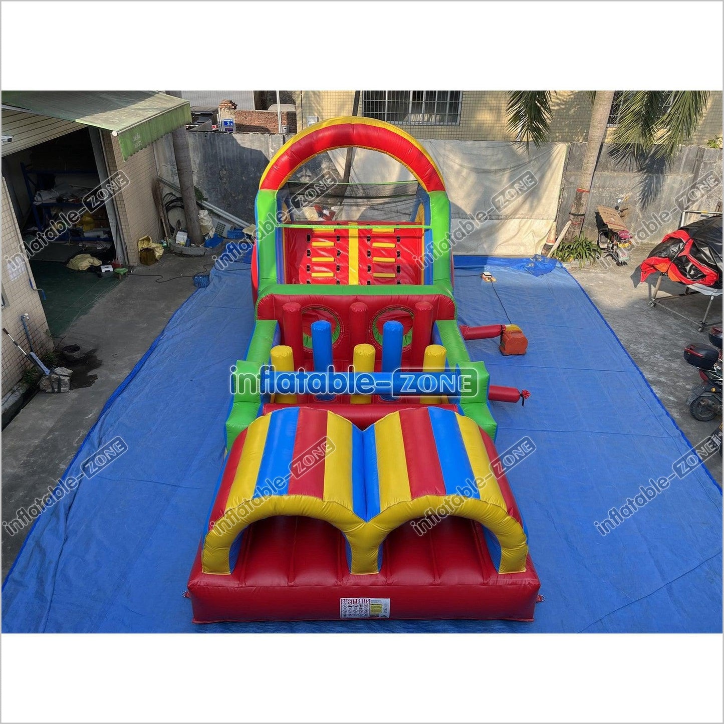 Inflatable Obstacle Course Sports Games Race With Obstacles Course Bounce House - Inflatable-Zone