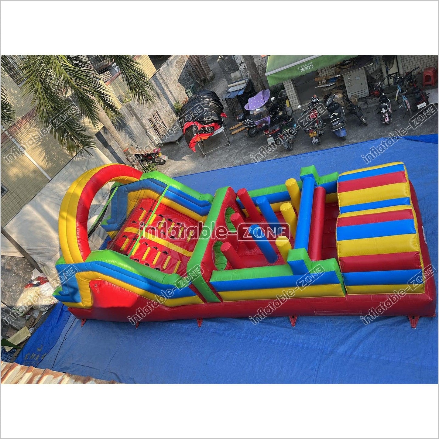 Inflatable Obstacle Course Sports Games Race With Obstacles Course Bounce House - Inflatable-Zone