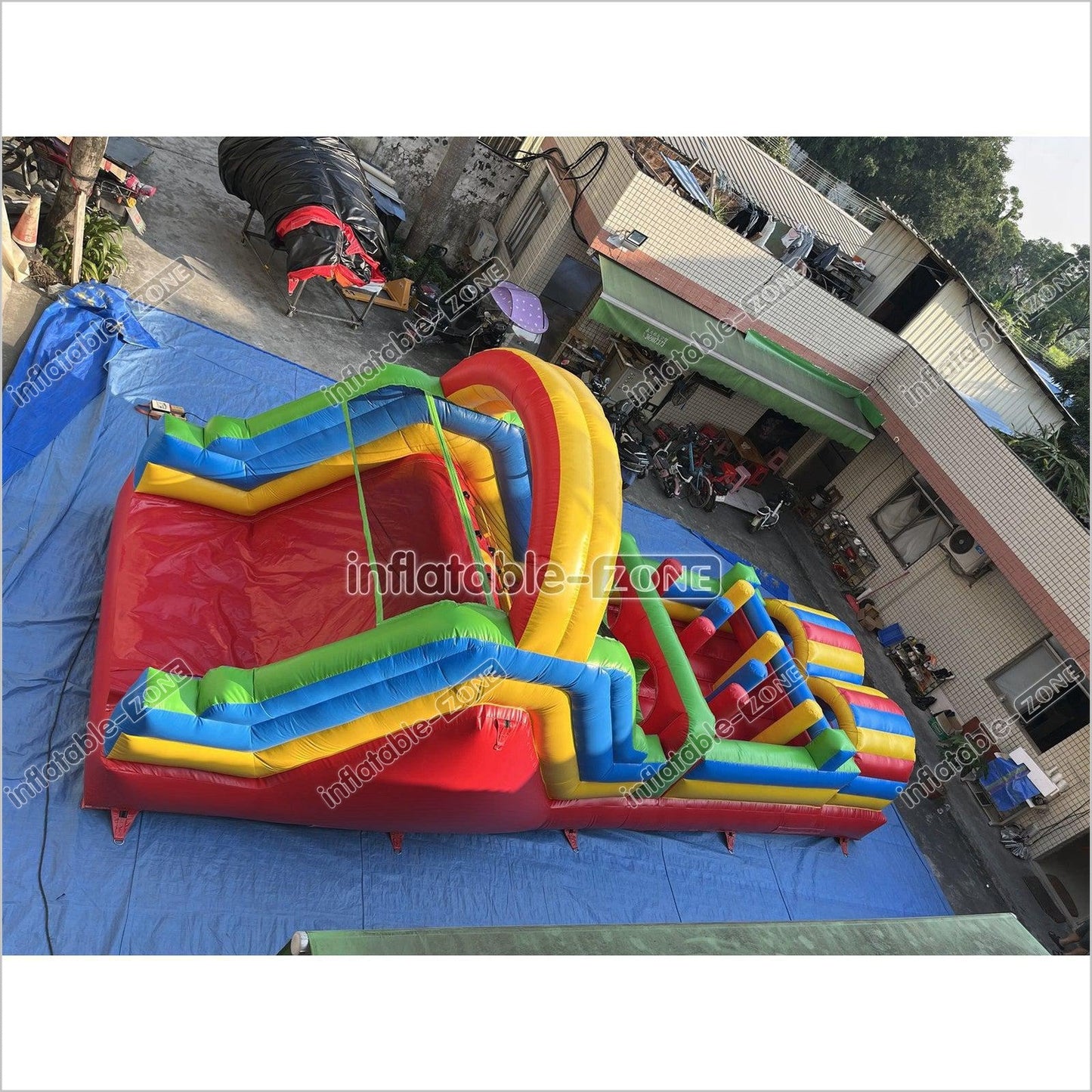 Inflatable Obstacle Course Sports Games Race With Obstacles Course Bounce House - Inflatable-Zone