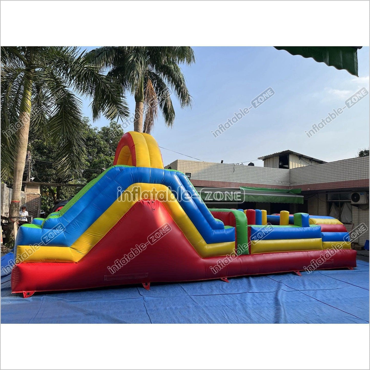 Inflatable Obstacle Course Sports Games Race With Obstacles Course Bounce House - Inflatable-Zone