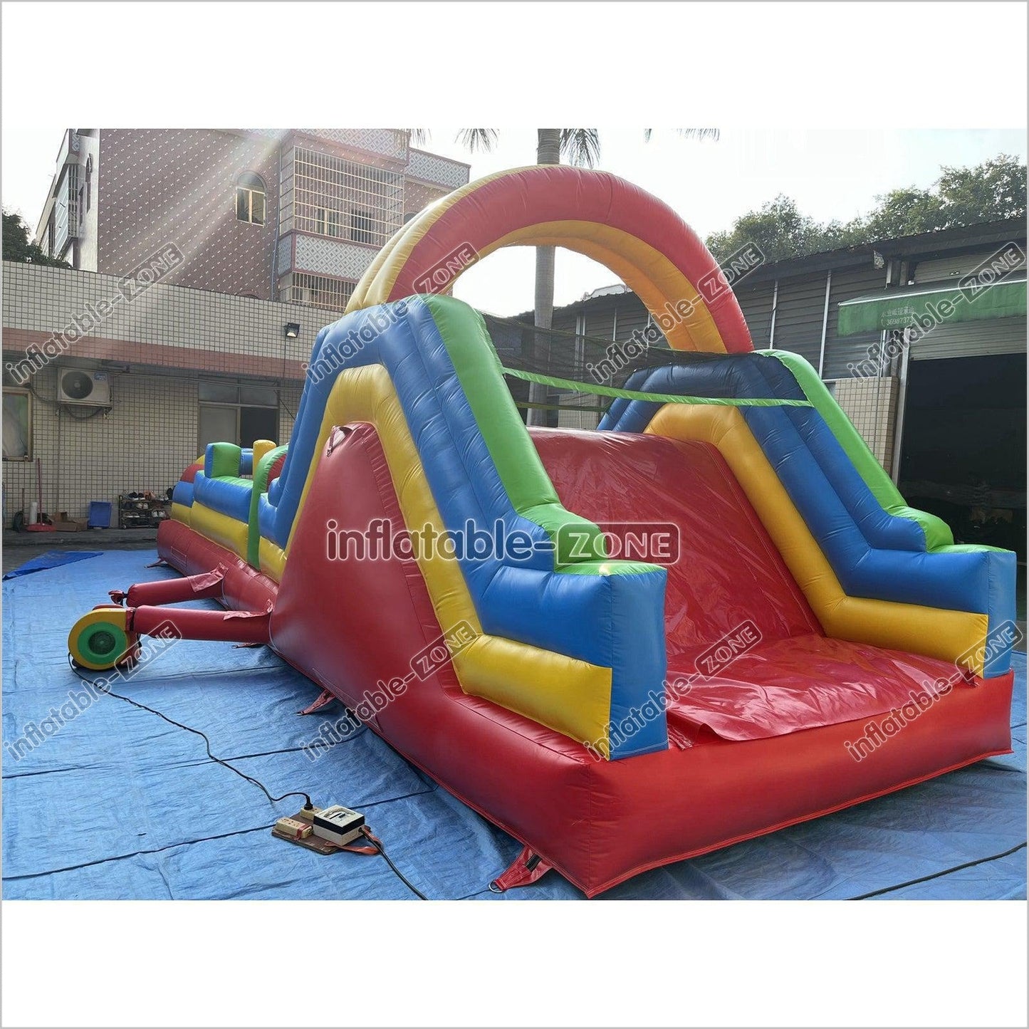 Inflatable Obstacle Course Sports Games Race With Obstacles Course Bounce House - Inflatable-Zone