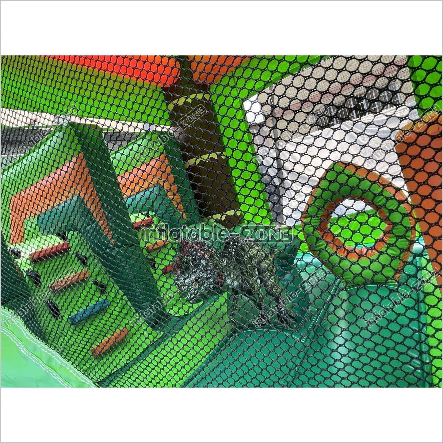 Inflatable Dinosaur Bounce House With Slide Rainforest Bouncy House - Inflatable-Zone