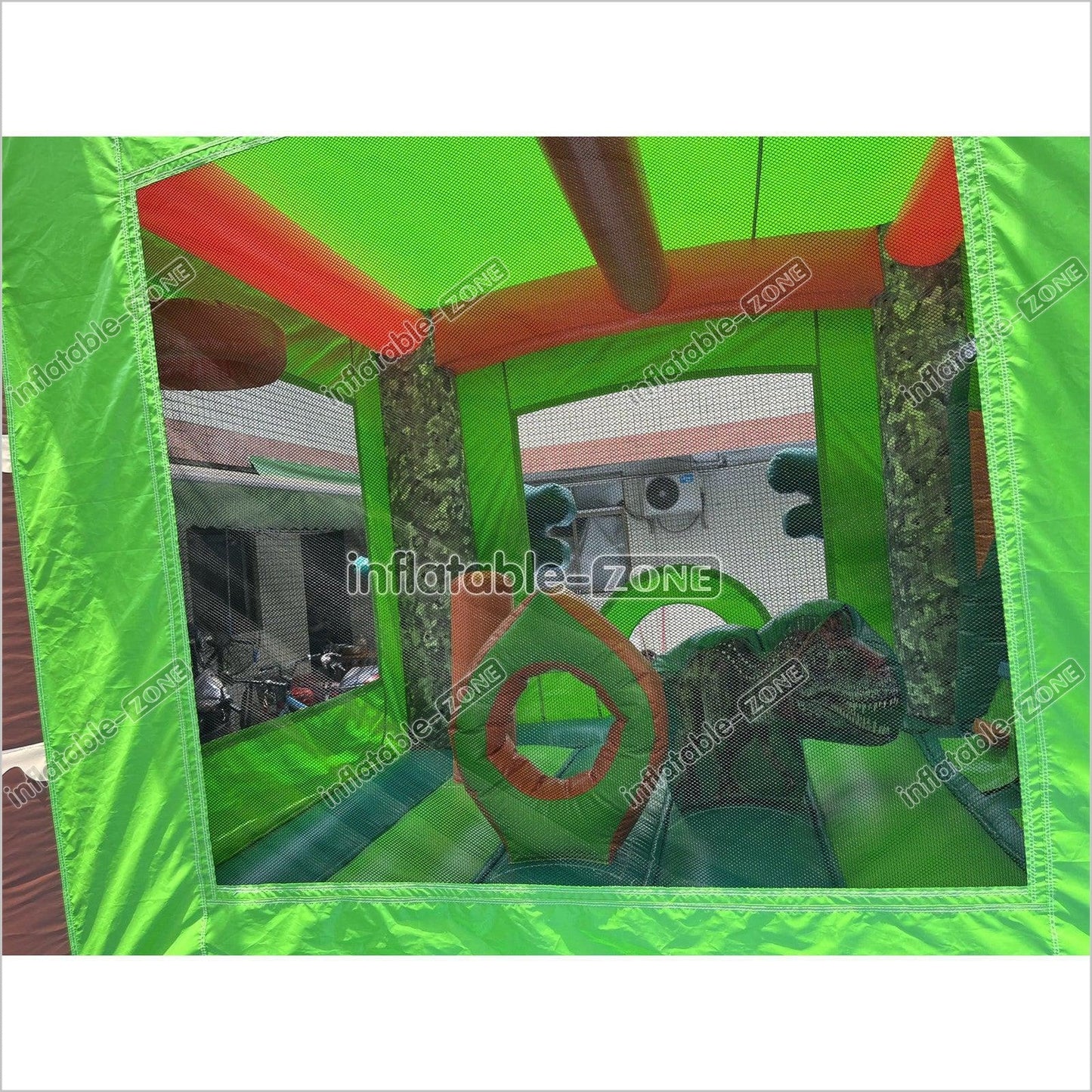 Inflatable Dinosaur Bounce House With Slide Rainforest Bouncy House - Inflatable-Zone