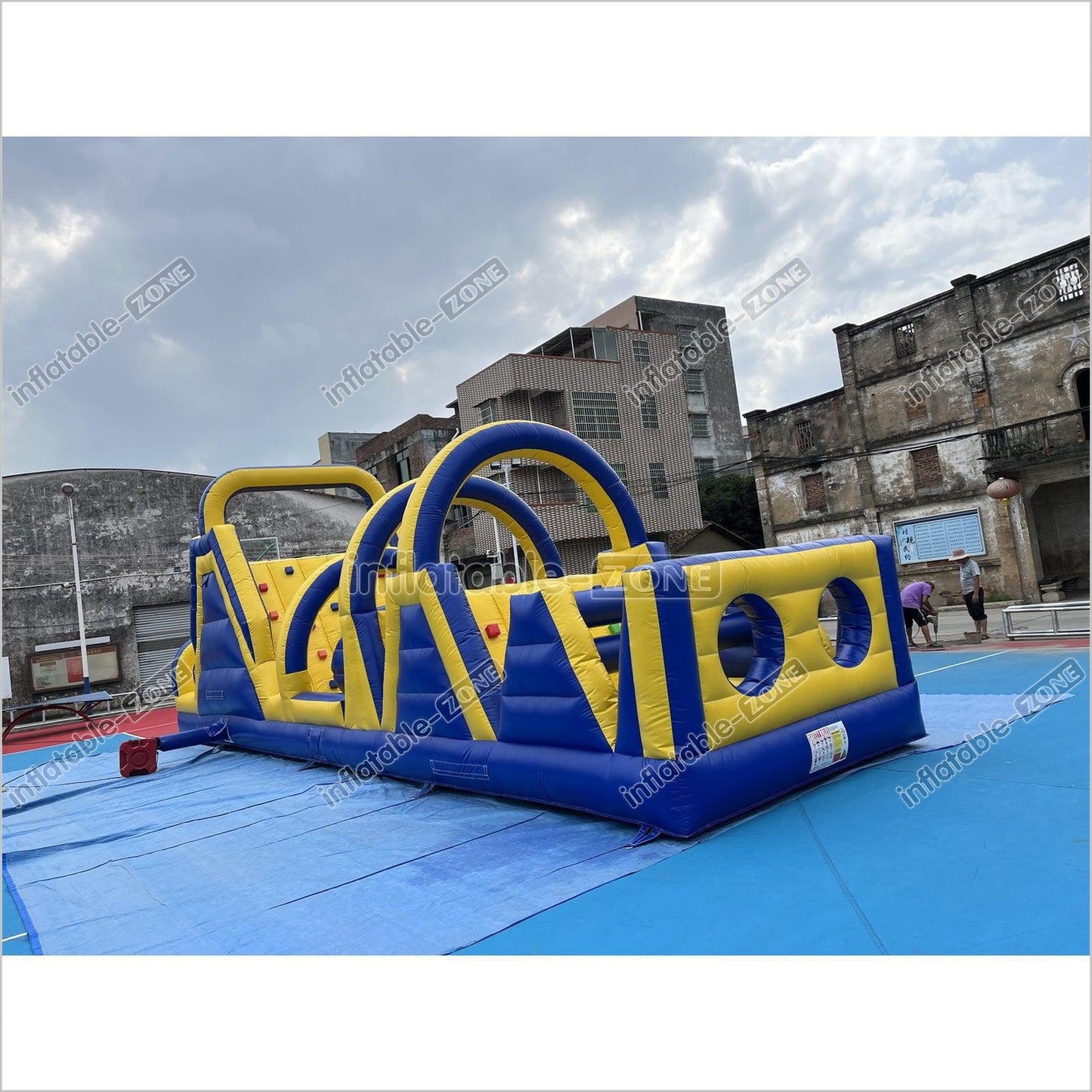 Inflatable Obstacle Course Bounce House Obstacle Course Jumper With Climbing Game - Inflatable-Zone