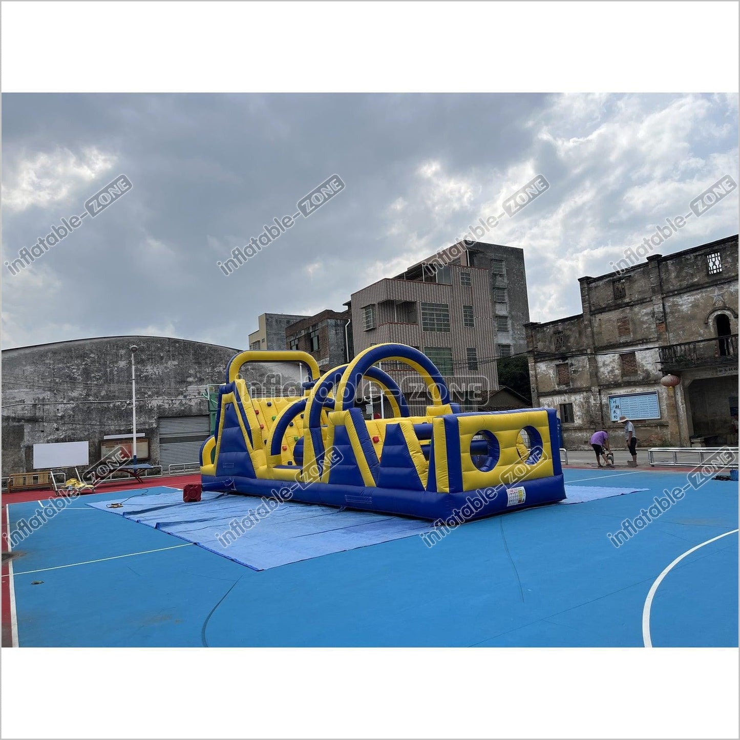 Inflatable Obstacle Course Bounce House Obstacle Course Jumper With Climbing Game - Inflatable-Zone