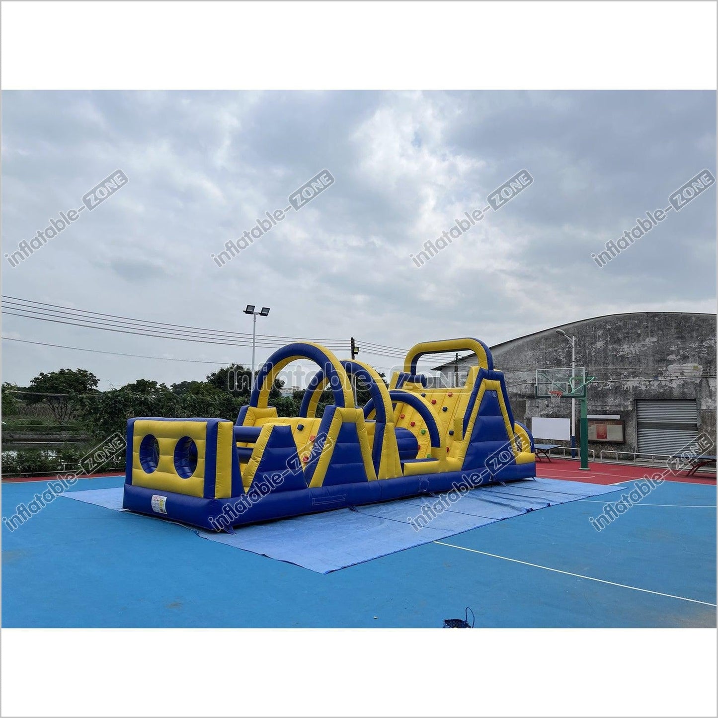 Inflatable Obstacle Course Bounce House Obstacle Course Jumper With Climbing Game - Inflatable-Zone