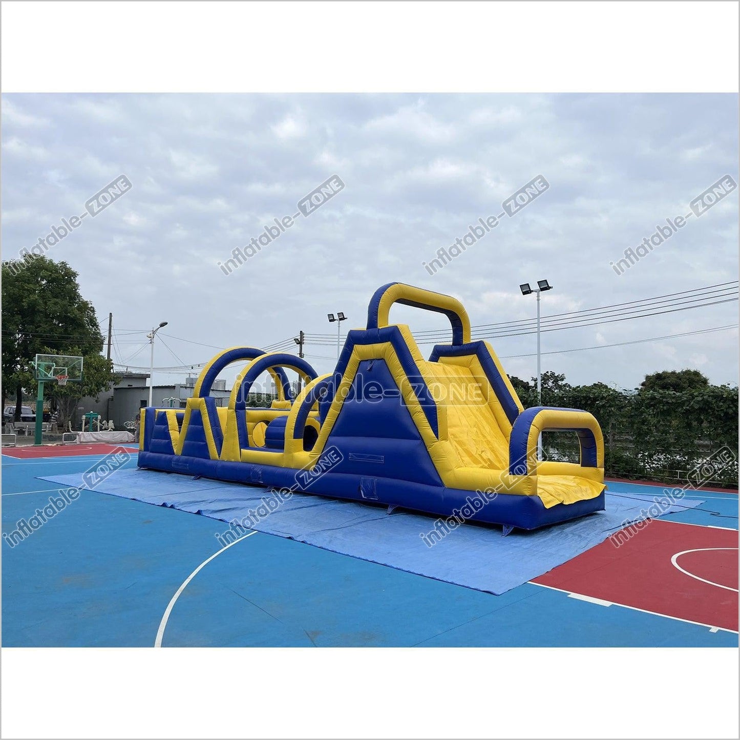 Inflatable Obstacle Course Bounce House Obstacle Course Jumper With Climbing Game - Inflatable-Zone