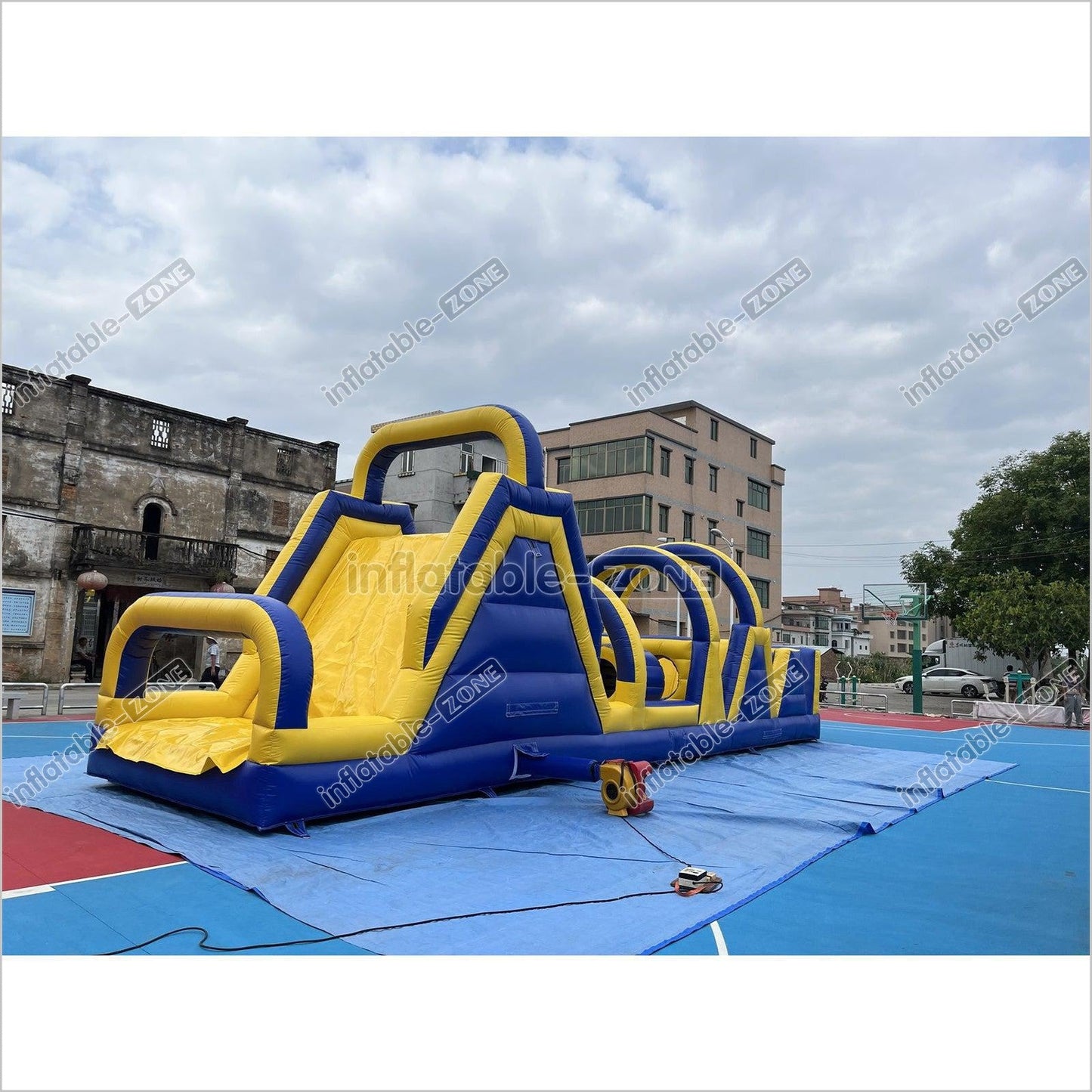 Inflatable Obstacle Course Bounce House Obstacle Course Jumper With Climbing Game - Inflatable-Zone