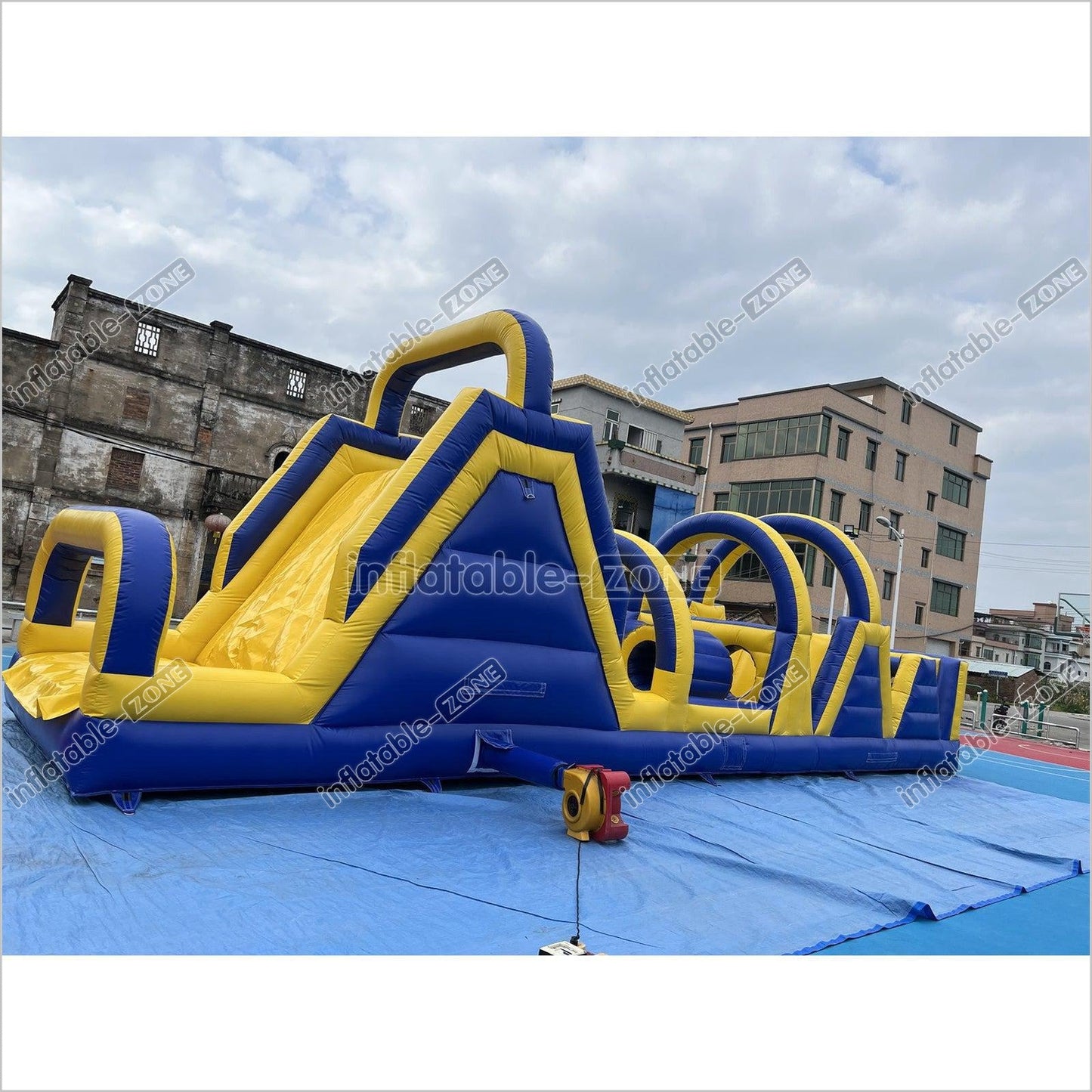 Inflatable Obstacle Course Bounce House Obstacle Course Jumper With Climbing Game - Inflatable-Zone