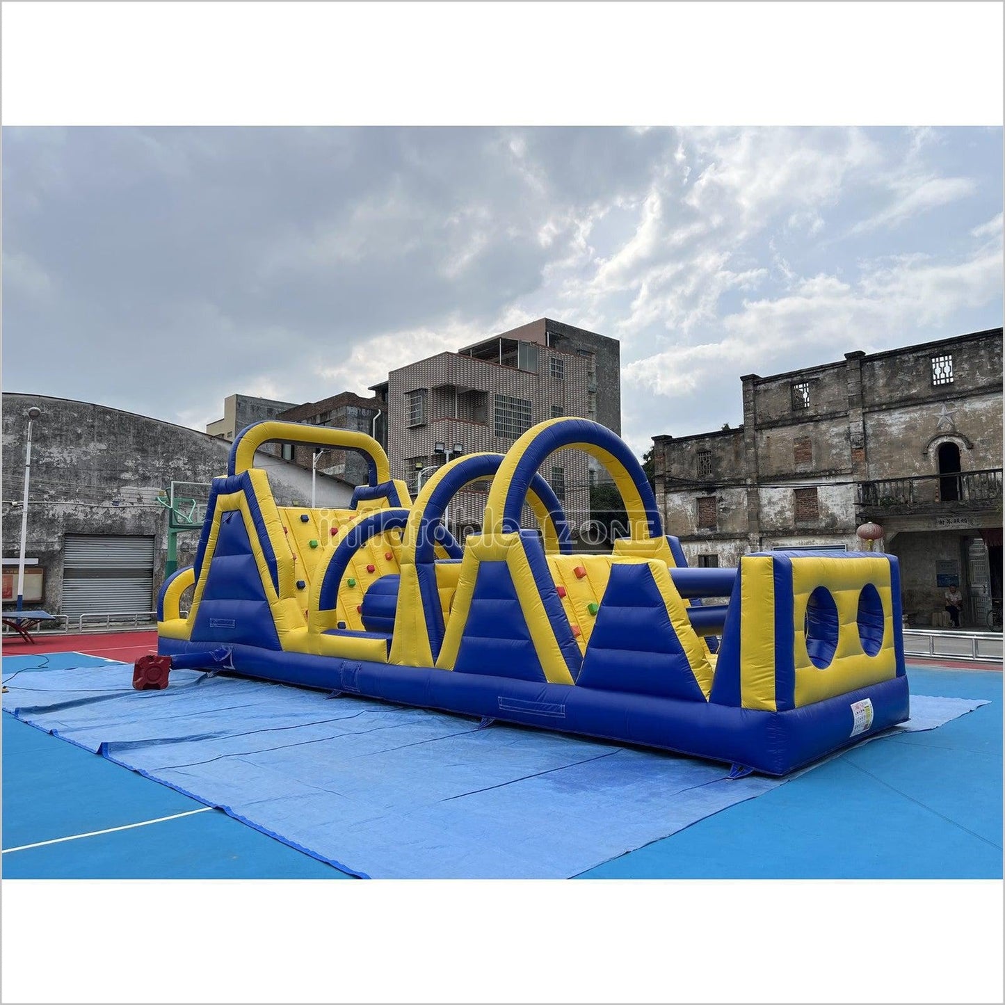 Inflatable Obstacle Course Bounce House Obstacle Course Jumper With Climbing Game - Inflatable-Zone