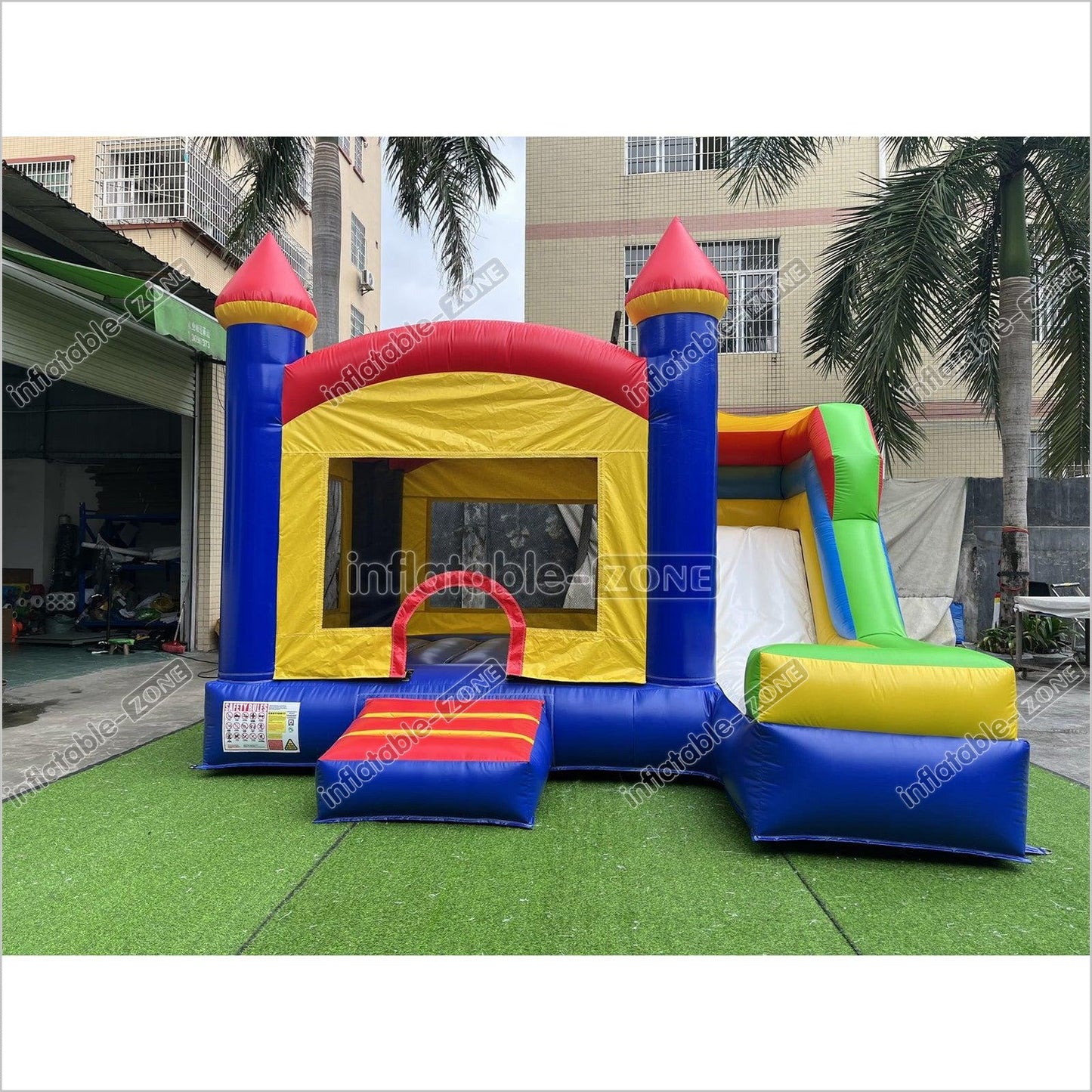Inflatable Jumping House Bouncer Castle Blow Up Bounce House With Slide - Inflatable-Zone