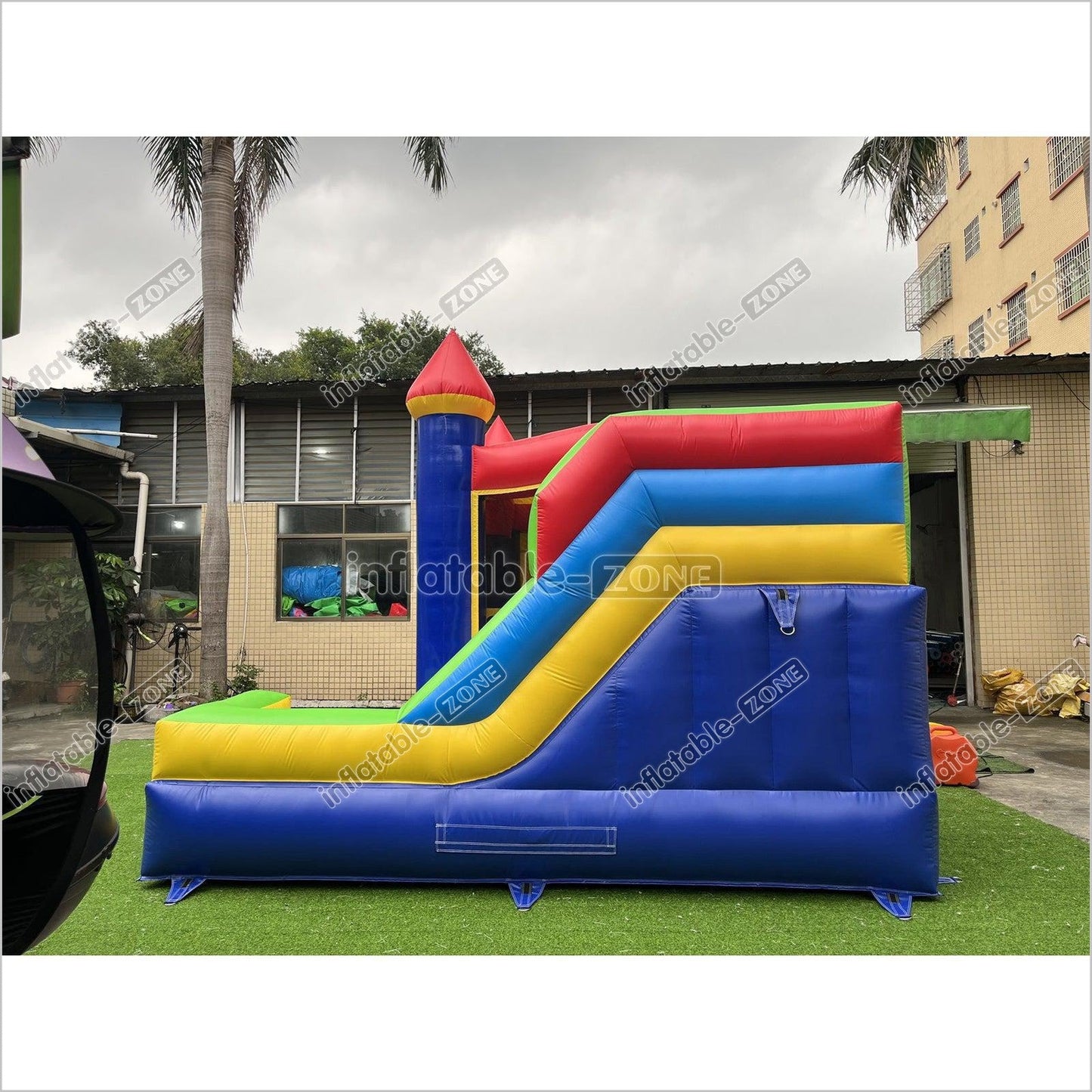 Inflatable Jumping House Bouncer Castle Blow Up Bounce House With Slide - Inflatable-Zone