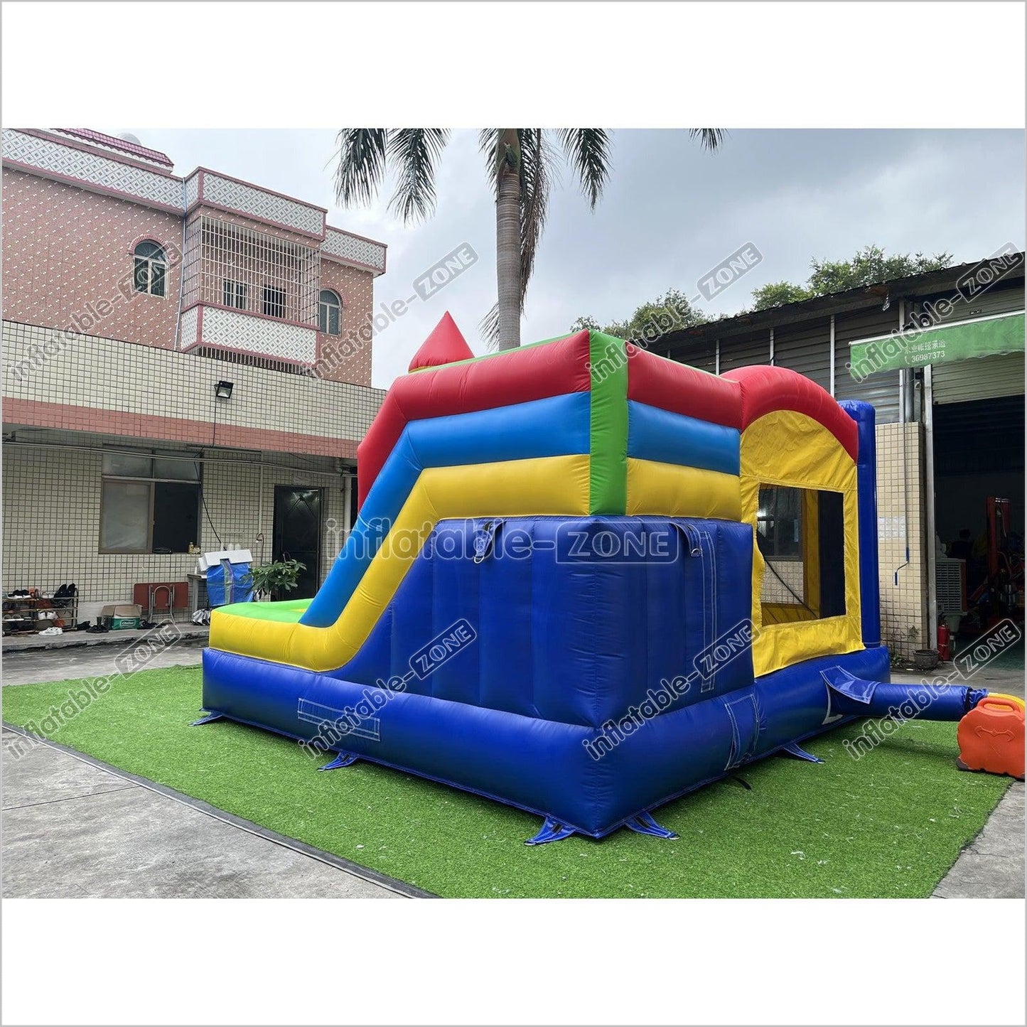 Inflatable Jumping House Bouncer Castle Blow Up Bounce House With Slide - Inflatable-Zone