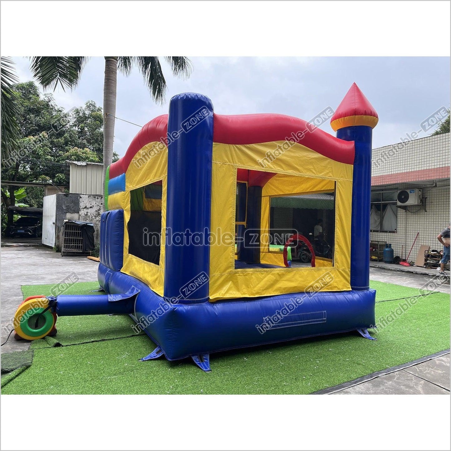 Inflatable Jumping House Bouncer Castle Blow Up Bounce House With Slide - Inflatable-Zone