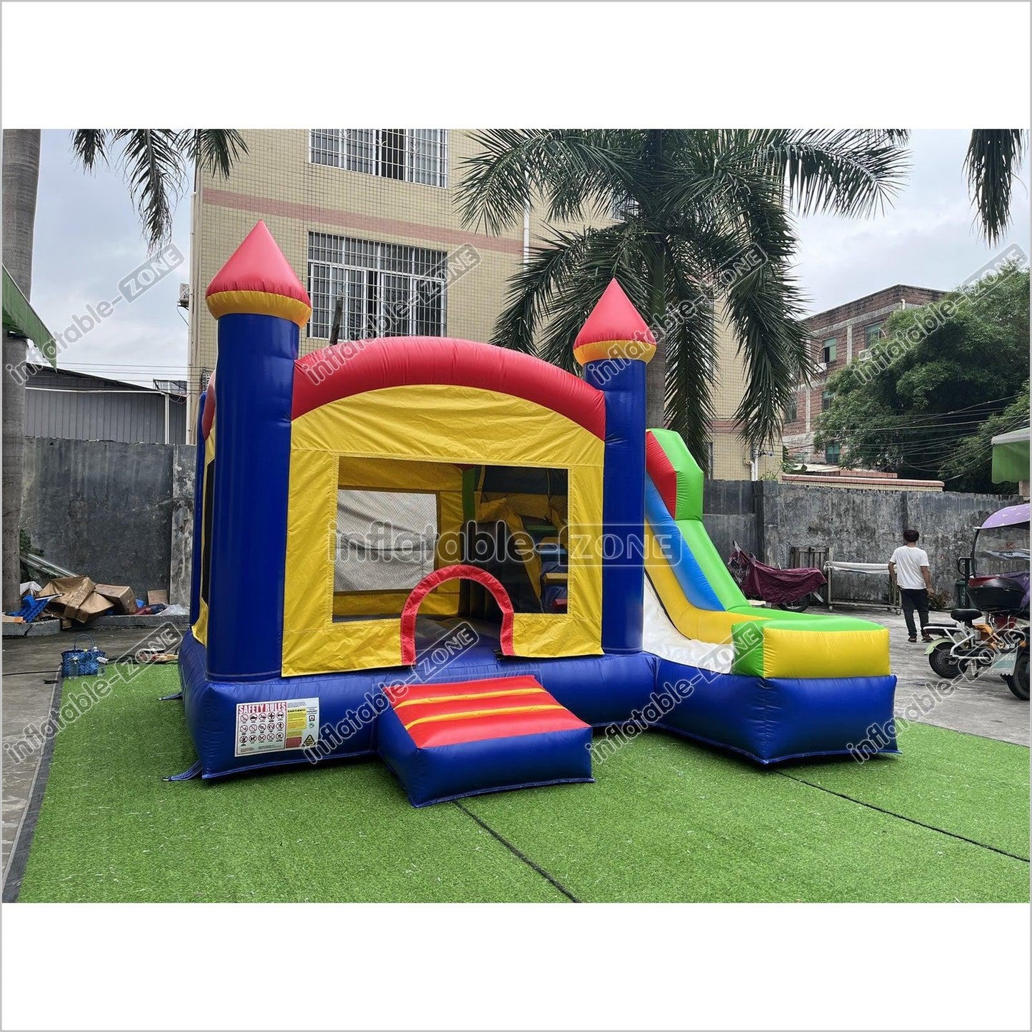 Inflatable Jumping House Bouncer Castle Blow Up Bounce House With Slide - Inflatable-Zone