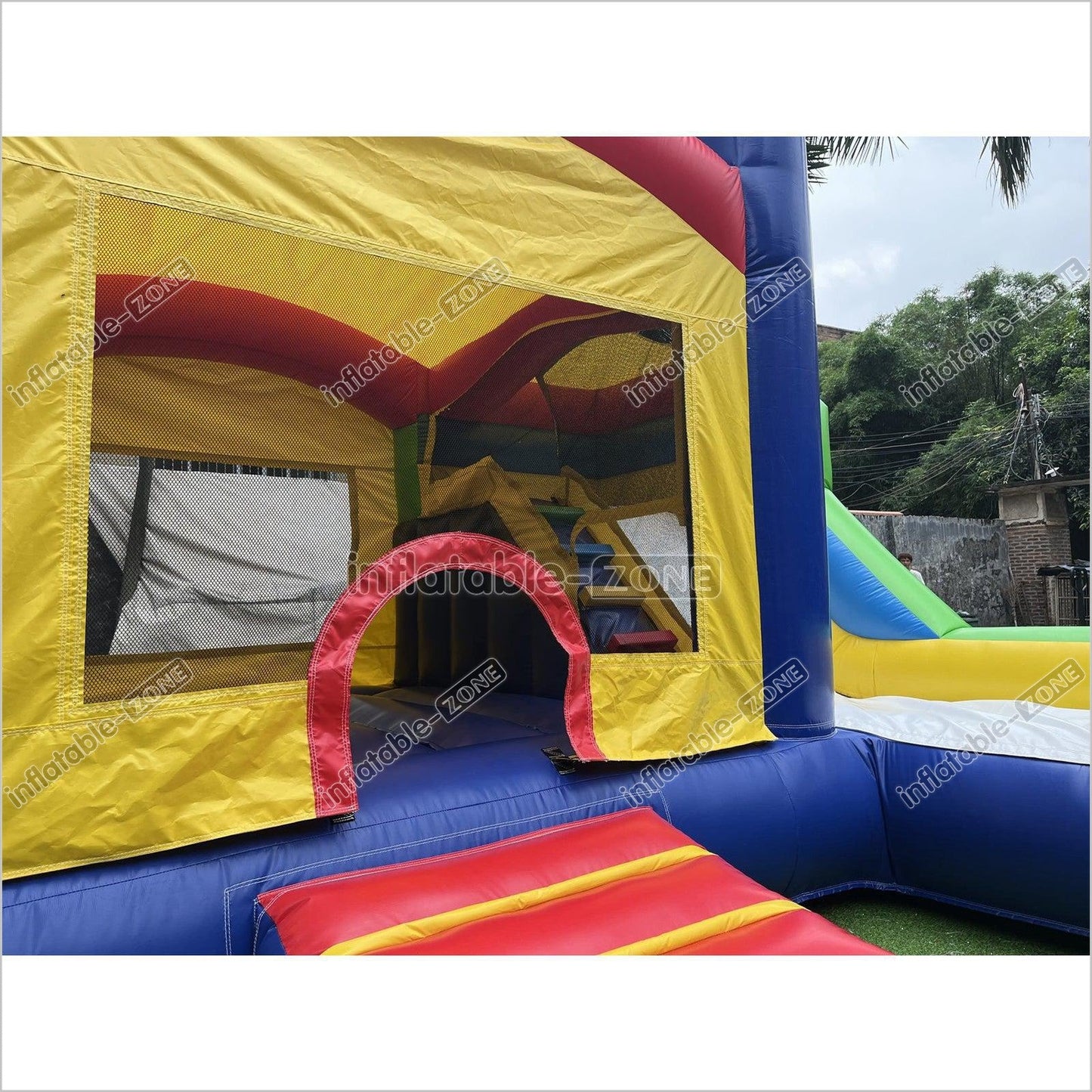 Inflatable Jumping House Bouncer Castle Blow Up Bounce House With Slide - Inflatable-Zone